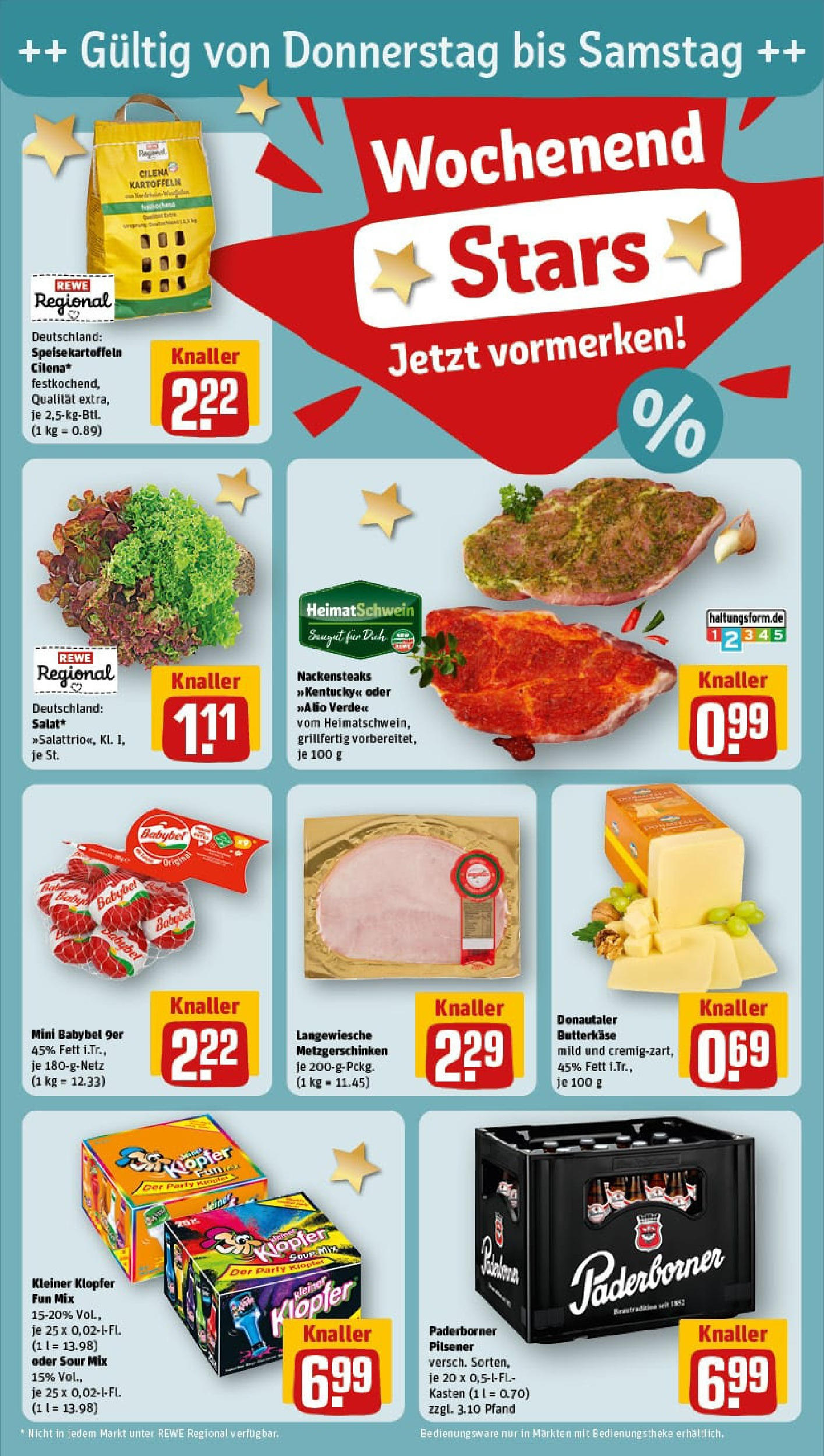 REWE Prospekt ab 28.07.2025 zum Blättern » Angebote | Seite: 30 | Produkte: Nackensteaks, Kartoffeln, Babybel REWE Prospekt ab 28.07.2025 zum Blättern » Angebote | Seite: 30 | Produkte: Nackensteaks, Kartoffeln, Babybel