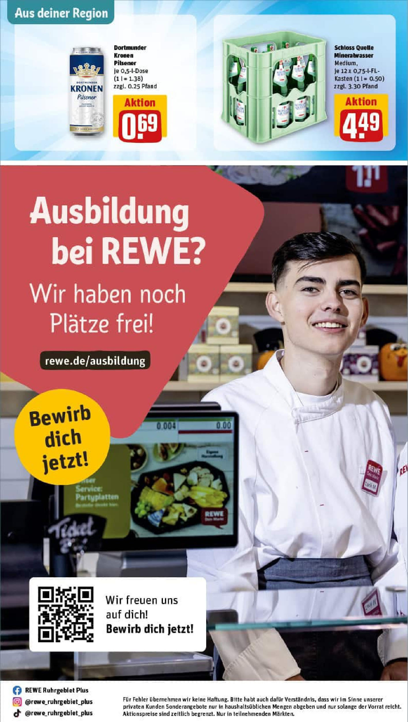 REWE Prospekt ab 27.07.2025 zum Blättern » Angebote | Seite: 30 | Produkte: Mineralwasser