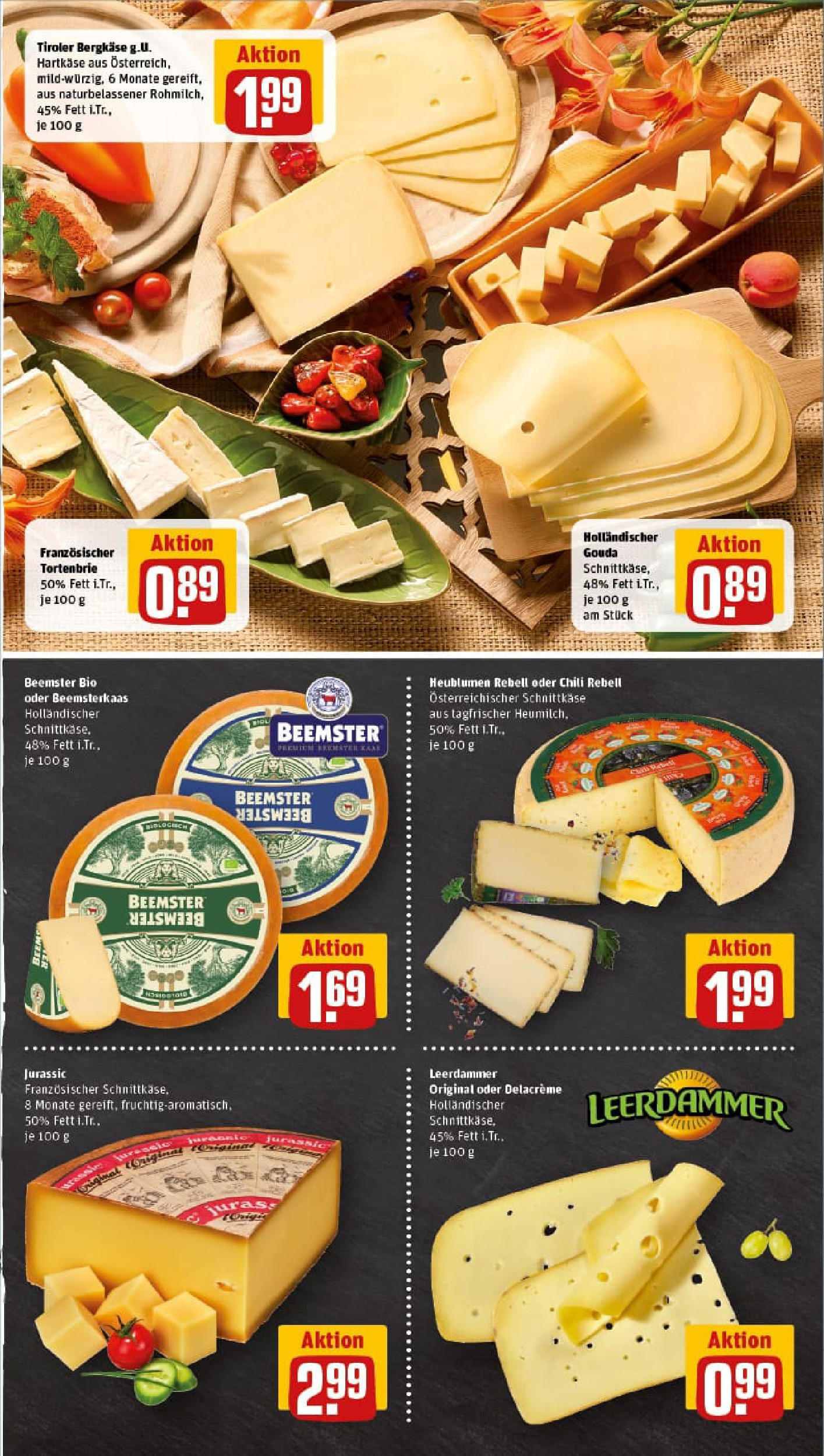REWE Prospekt ab 27.07.2025 zum Blättern » Angebote | Seite: 9 | Produkte: Gouda, Leerdammer, Chili REWE Prospekt ab 27.07.2025 zum Blättern » Angebote | Seite: 9 | Produkte: Gouda, Leerdammer, Chili