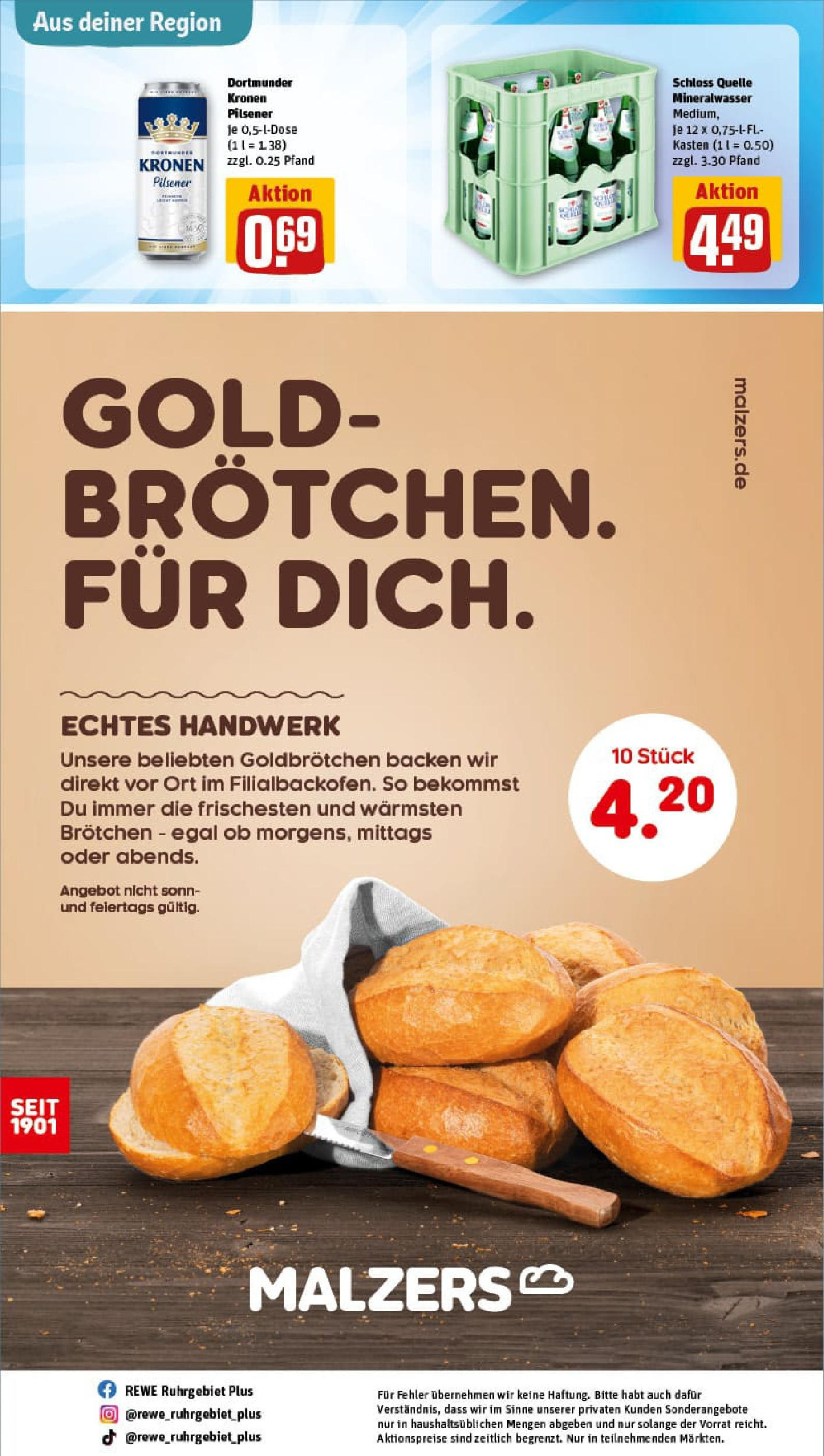 REWE Prospekt ab 27.07.2025 zum Blättern » Angebote | Seite: 33 | Produkte: Mineralwasser REWE Prospekt ab 27.07.2025 zum Blättern » Angebote | Seite: 33 | Produkte: Mineralwasser