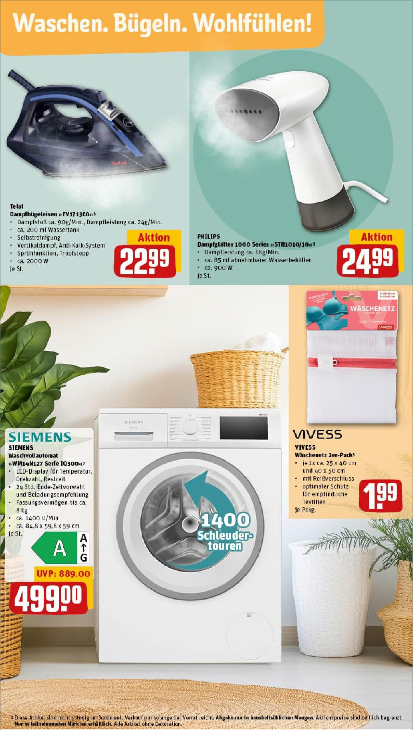 REWE Prospekt ab 27.07.2025 zum Blättern » Angebote | Seite: 38 | Produkte: Philips, Siemens REWE Prospekt ab 27.07.2025 zum Blättern » Angebote | Seite: 38 | Produkte: Philips, Siemens