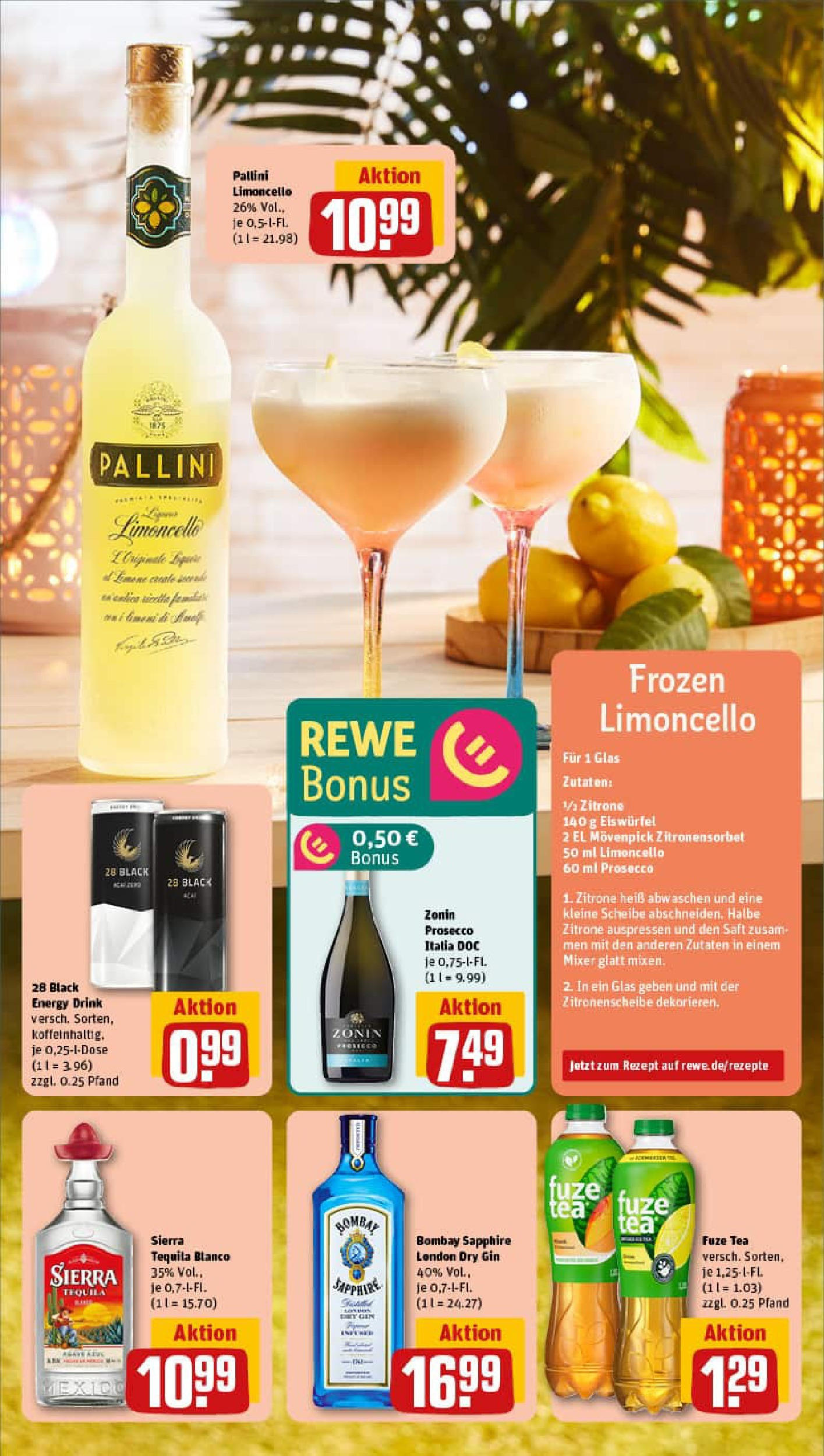 REWE Prospekt ab 27.07.2025 zum Blättern » Angebote | Seite: 7 | Produkte: Fuze tea, Mixer, Energy, Tequila REWE Prospekt ab 27.07.2025 zum Blättern » Angebote | Seite: 7 | Produkte: Fuze tea, Mixer, Energy, Tequila