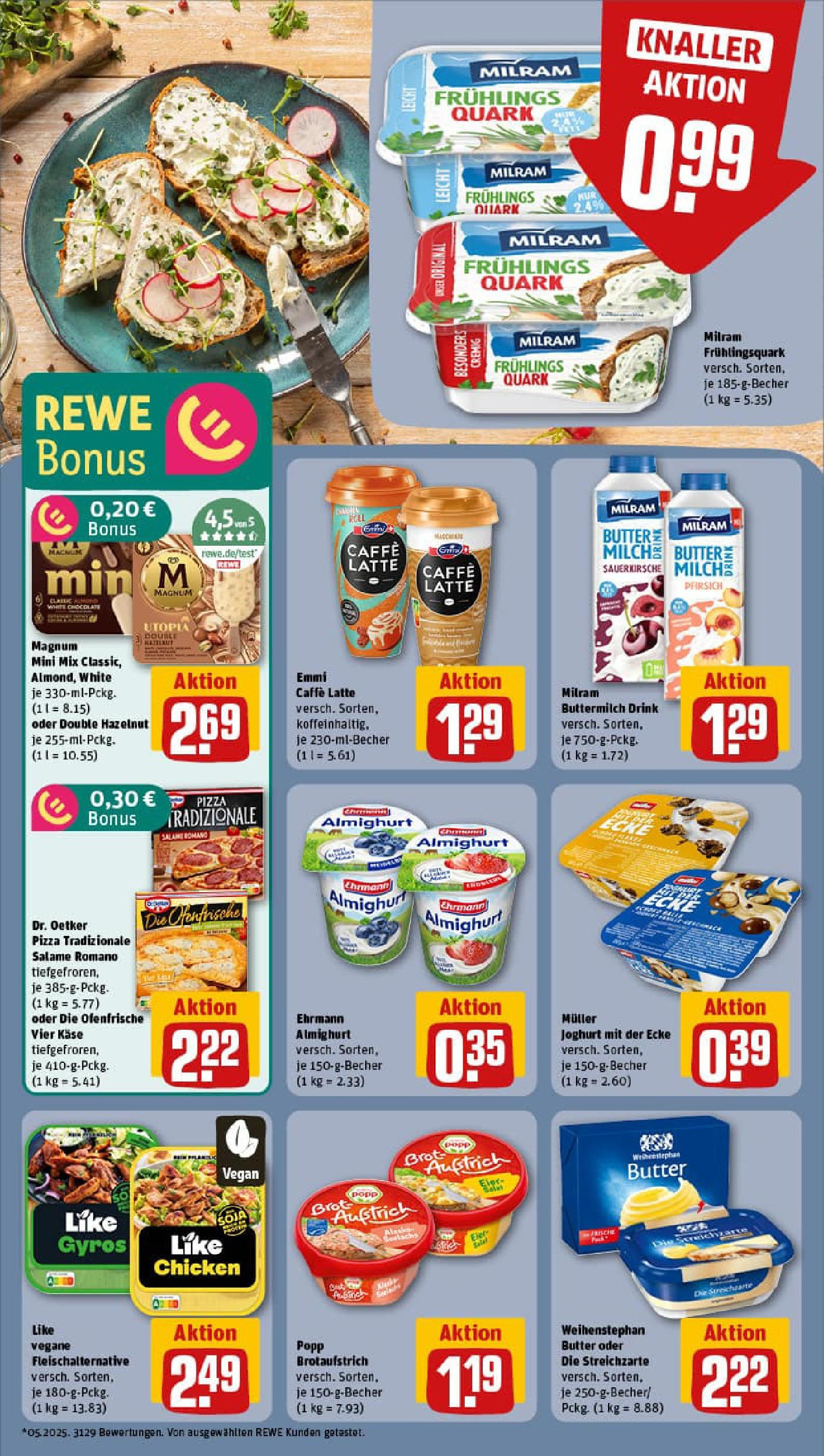 REWE Prospekt ab 27.07.2025 zum Blättern » Angebote | Seite: 16 | Produkte: Käse, Weihenstephan butter, Gyros, Milram REWE Prospekt ab 27.07.2025 zum Blättern » Angebote | Seite: 16 | Produkte: Käse, Weihenstephan butter, Gyros, Milram
