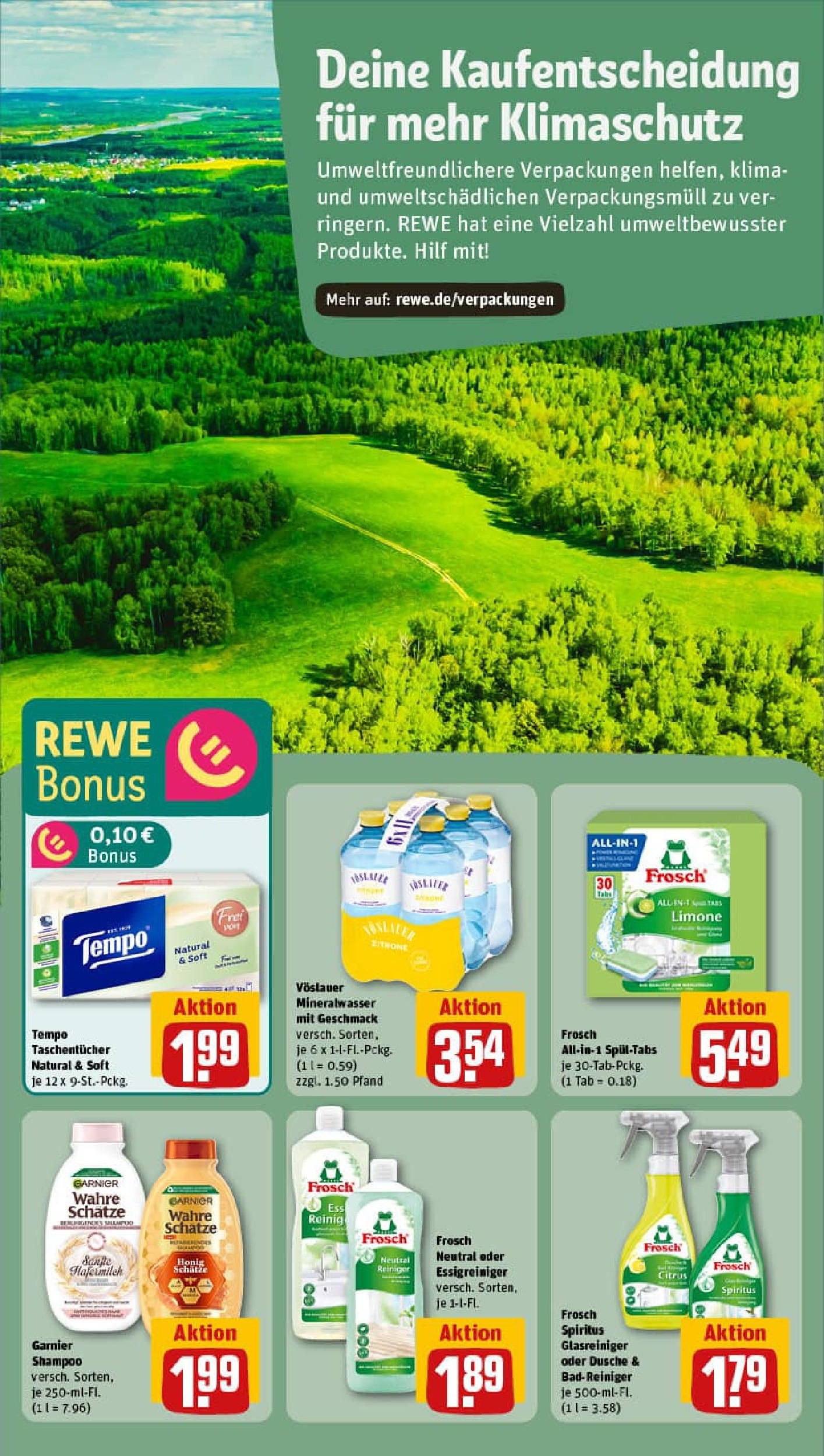 REWE Prospekt ab 27.07.2025 zum Blättern » Angebote | Seite: 20 | Produkte: Bad, Dusche, Shampoo, Mineralwasser REWE Prospekt ab 27.07.2025 zum Blättern » Angebote | Seite: 20 | Produkte: Bad, Dusche, Shampoo, Mineralwasser