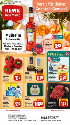 Rewe prospekt Mülheim An Der Ruhr	 gültig ab dem 27.07.2025