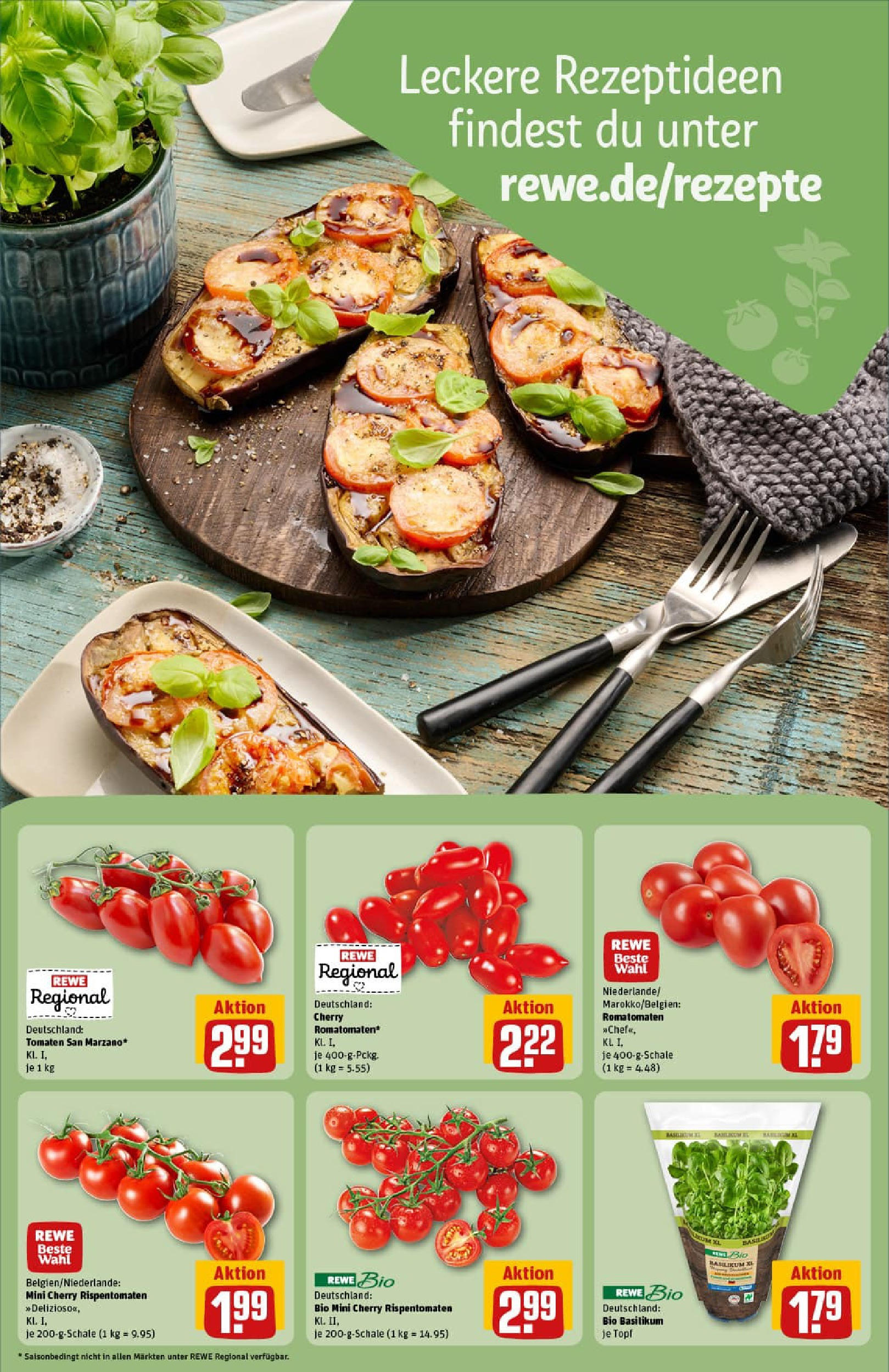REWE Prospekt ab 27.07.2025 zum Blättern » Angebote | Seite: 11 | Produkte: Tomaten REWE Prospekt ab 27.07.2025 zum Blättern » Angebote | Seite: 11 | Produkte: Tomaten