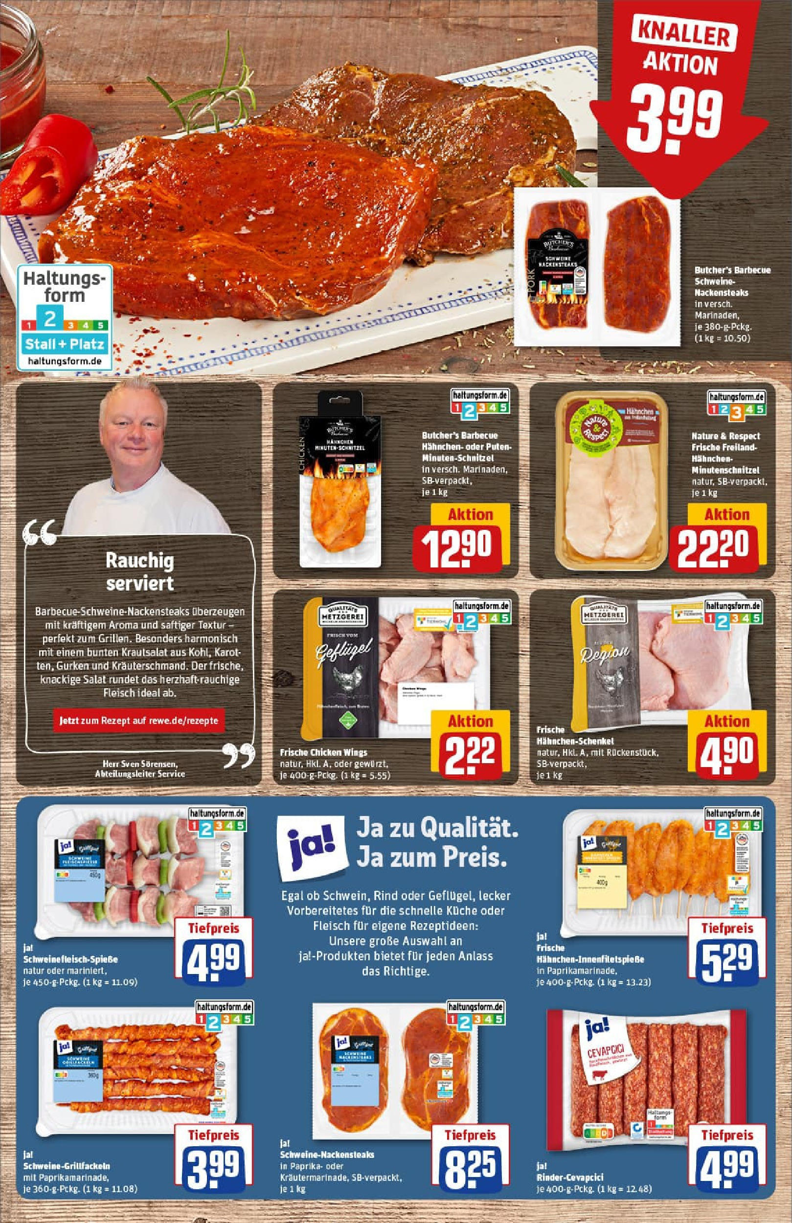 REWE Prospekt ab 27.07.2025 zum Blättern » Angebote | Seite: 10 | Produkte: Hahnchen, Paprika, Gurken, Salat REWE Prospekt ab 27.07.2025 zum Blättern » Angebote | Seite: 10 | Produkte: Hahnchen, Paprika, Gurken, Salat