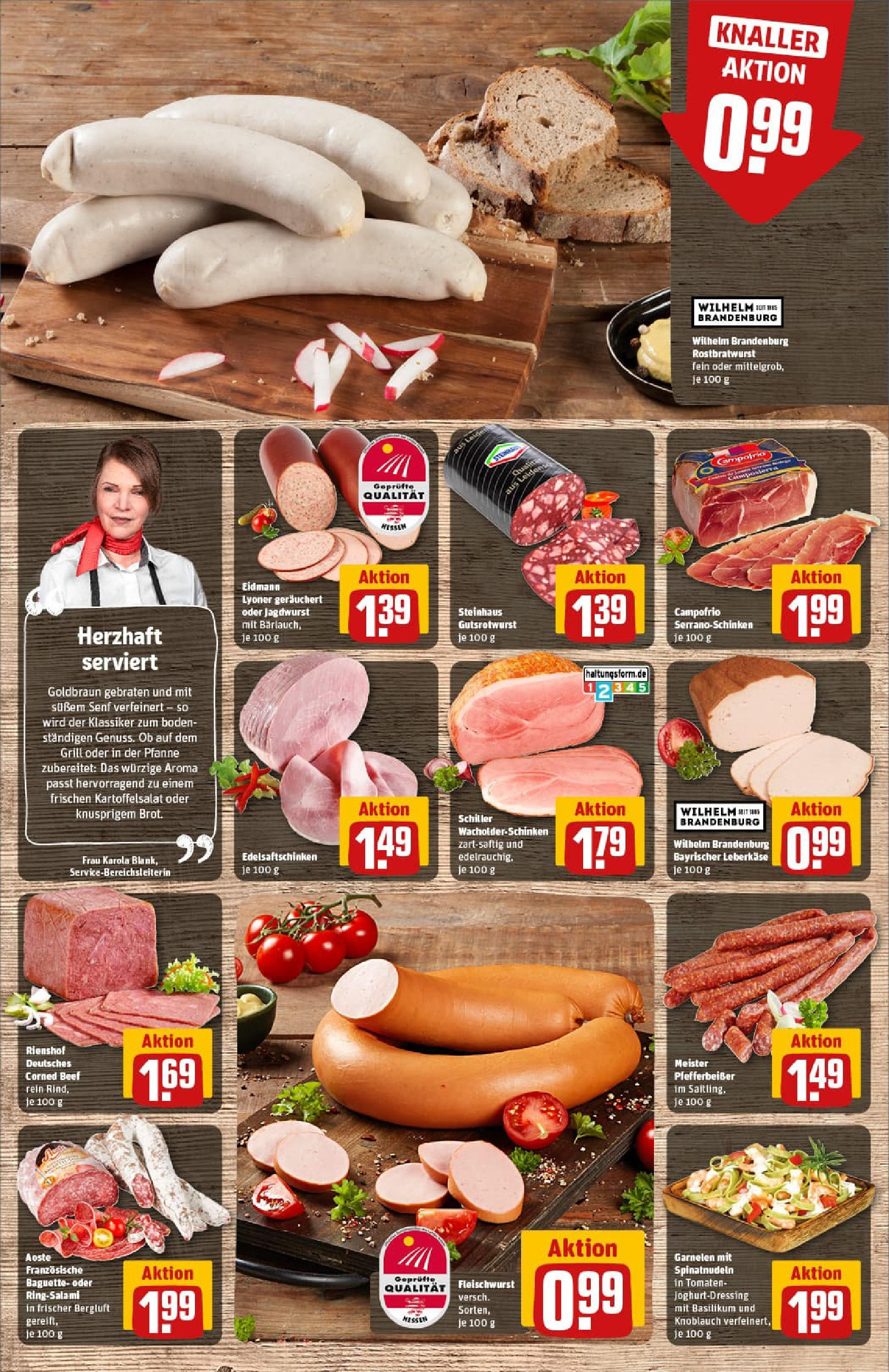 REWE Prospekt ab 27.07.2025 zum Blättern » Angebote | Seite: 14 | Produkte: Baguette, Knoblauch, Schinken, Leberkase REWE Prospekt ab 27.07.2025 zum Blättern » Angebote | Seite: 14 | Produkte: Baguette, Knoblauch, Schinken, Leberkase