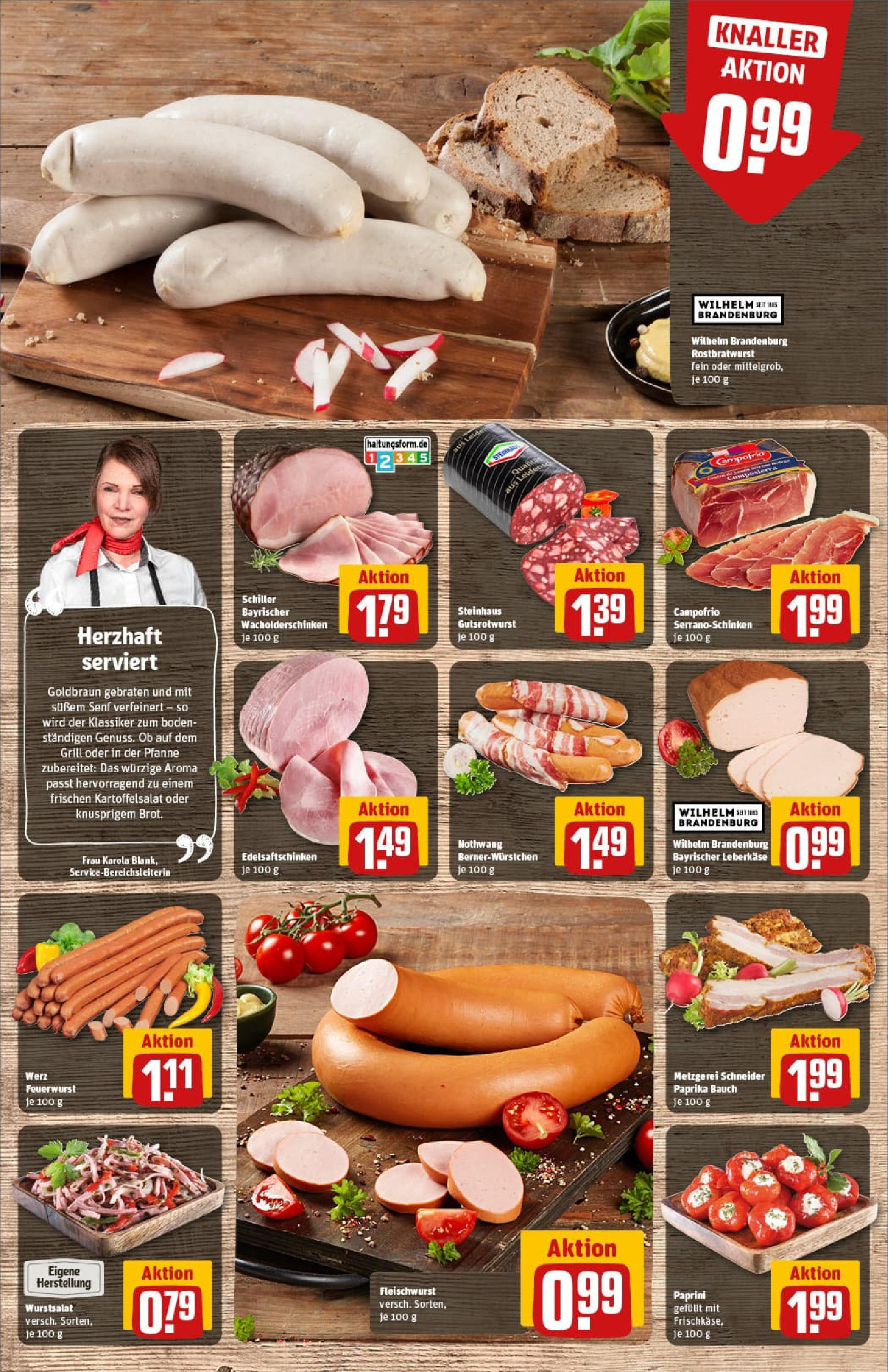 REWE Prospekt ab 27.07.2025 zum Blättern » Angebote | Seite: 16 | Produkte: Grill, Paprika, Brot, Leberkase REWE Prospekt ab 27.07.2025 zum Blättern » Angebote | Seite: 16 | Produkte: Grill, Paprika, Brot, Leberkase