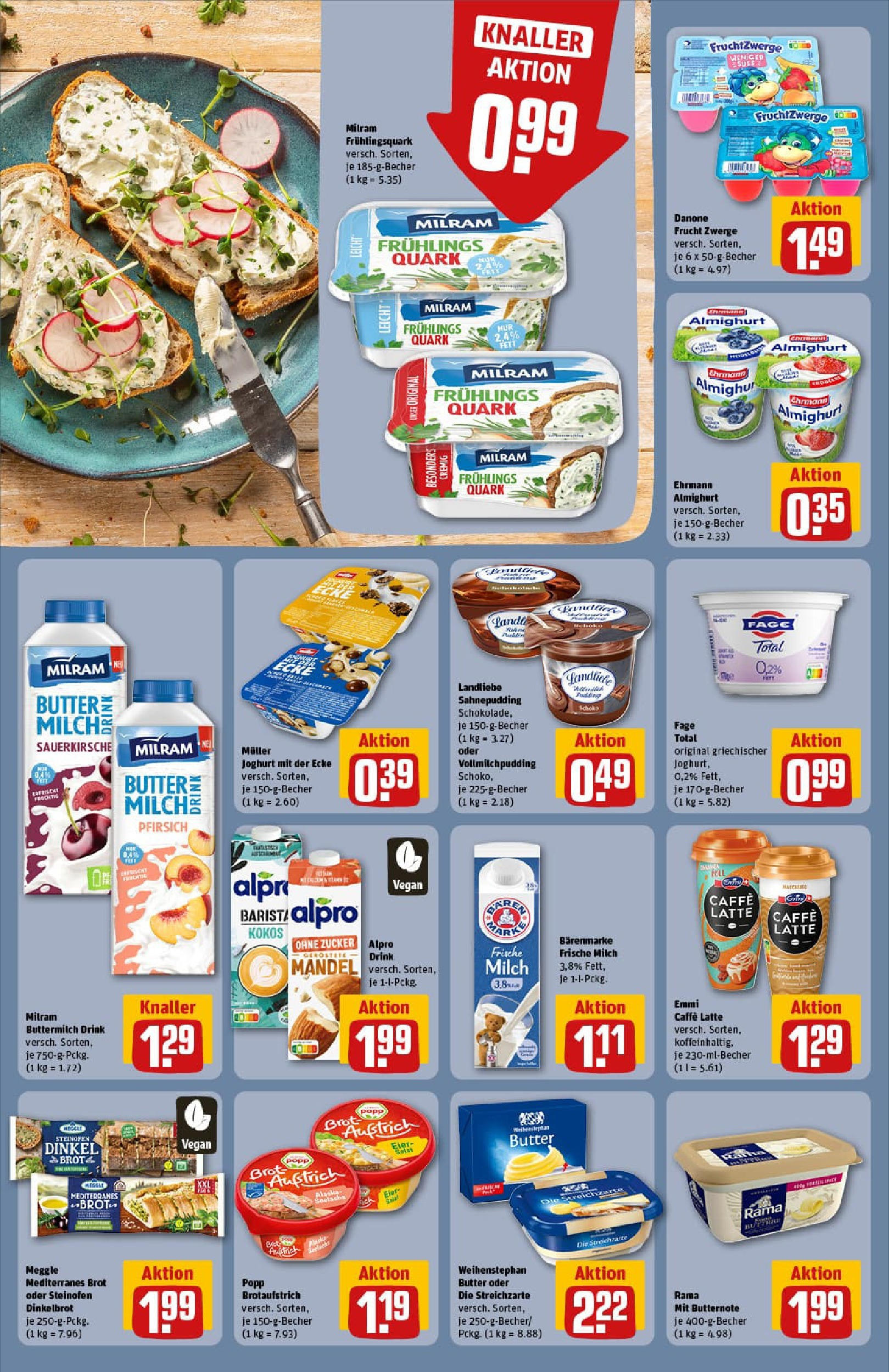 REWE Prospekt ab 27.07.2025 zum Blättern » Angebote | Seite: 18 | Produkte: Buttermilch, Milch, Joghurt, Fruchtzwerge REWE Prospekt ab 27.07.2025 zum Blättern » Angebote | Seite: 18 | Produkte: Buttermilch, Milch, Joghurt, Fruchtzwerge