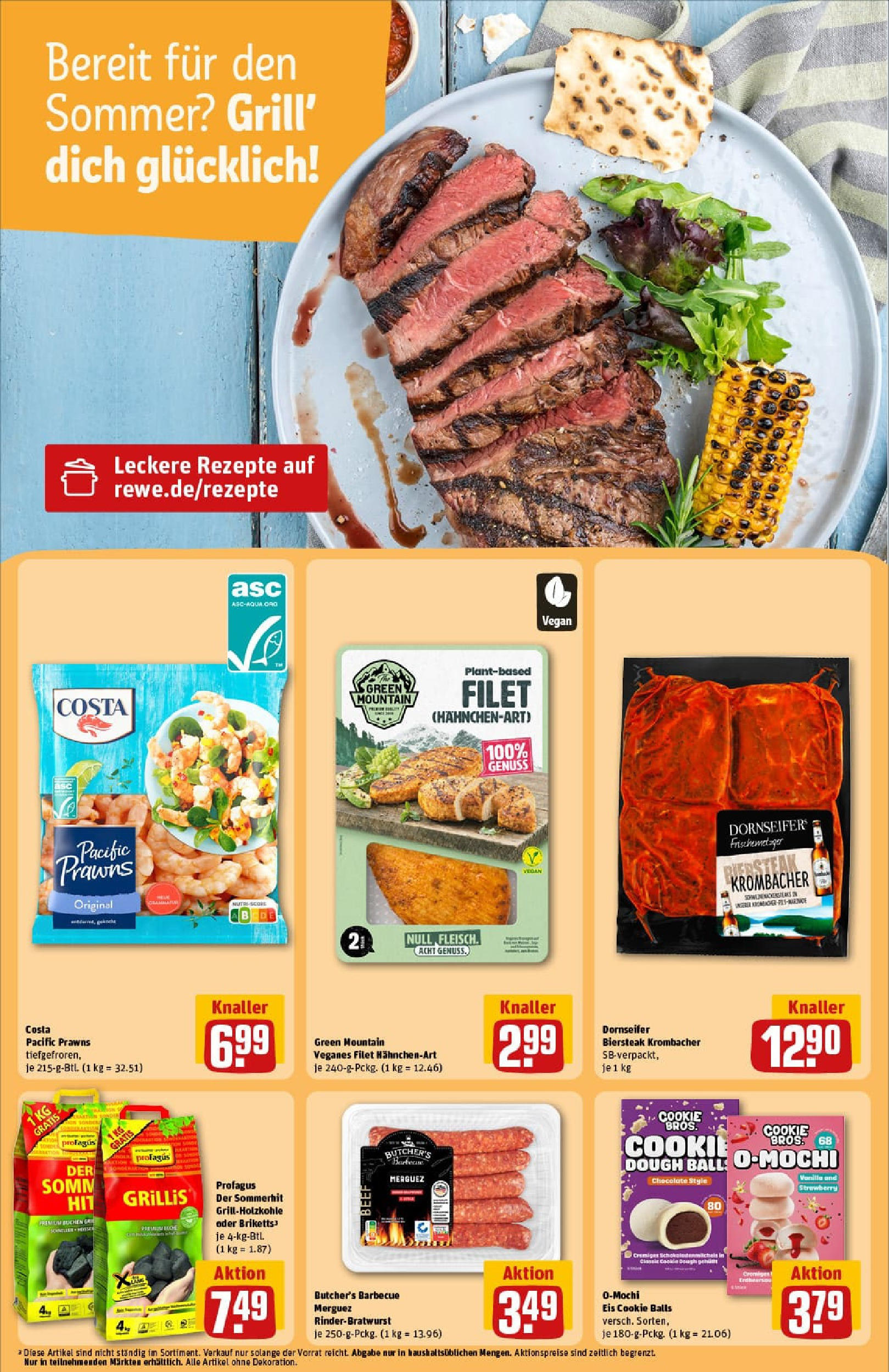 REWE Prospekt ab 27.07.2025 zum Blättern » Angebote | Seite: 22 | Produkte: Krombacher, Steak, Eis REWE Prospekt ab 27.07.2025 zum Blättern » Angebote | Seite: 22 | Produkte: Krombacher, Steak, Eis