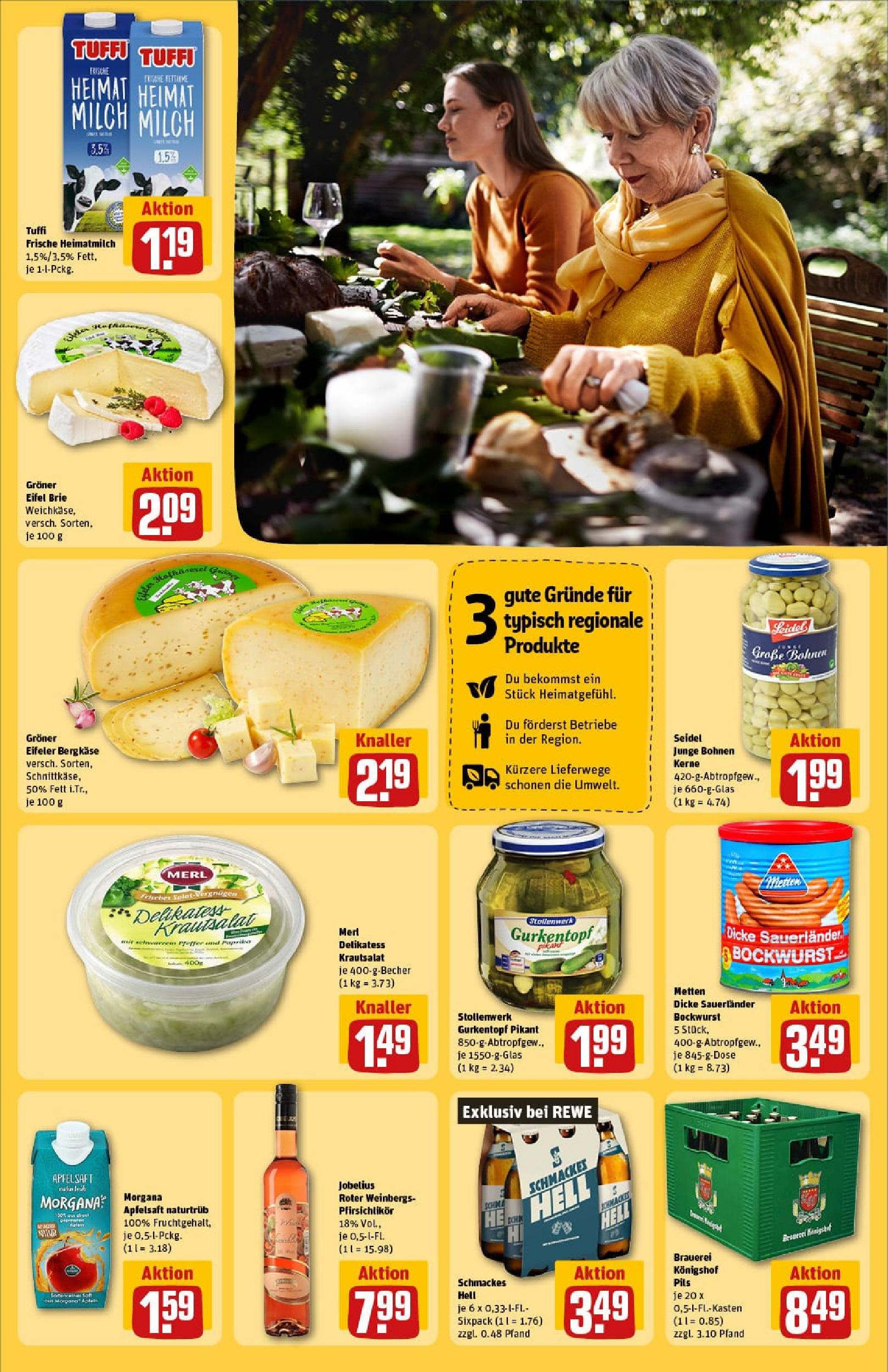 REWE Prospekt ab 27.07.2025 zum Blättern » Angebote | Seite: 27 | Produkte: Bockwurst, Dicke sauerlander bockwurst, Pils, Pfeffer REWE Prospekt ab 27.07.2025 zum Blättern » Angebote | Seite: 27 | Produkte: Bockwurst, Dicke sauerlander bockwurst, Pils, Pfeffer
