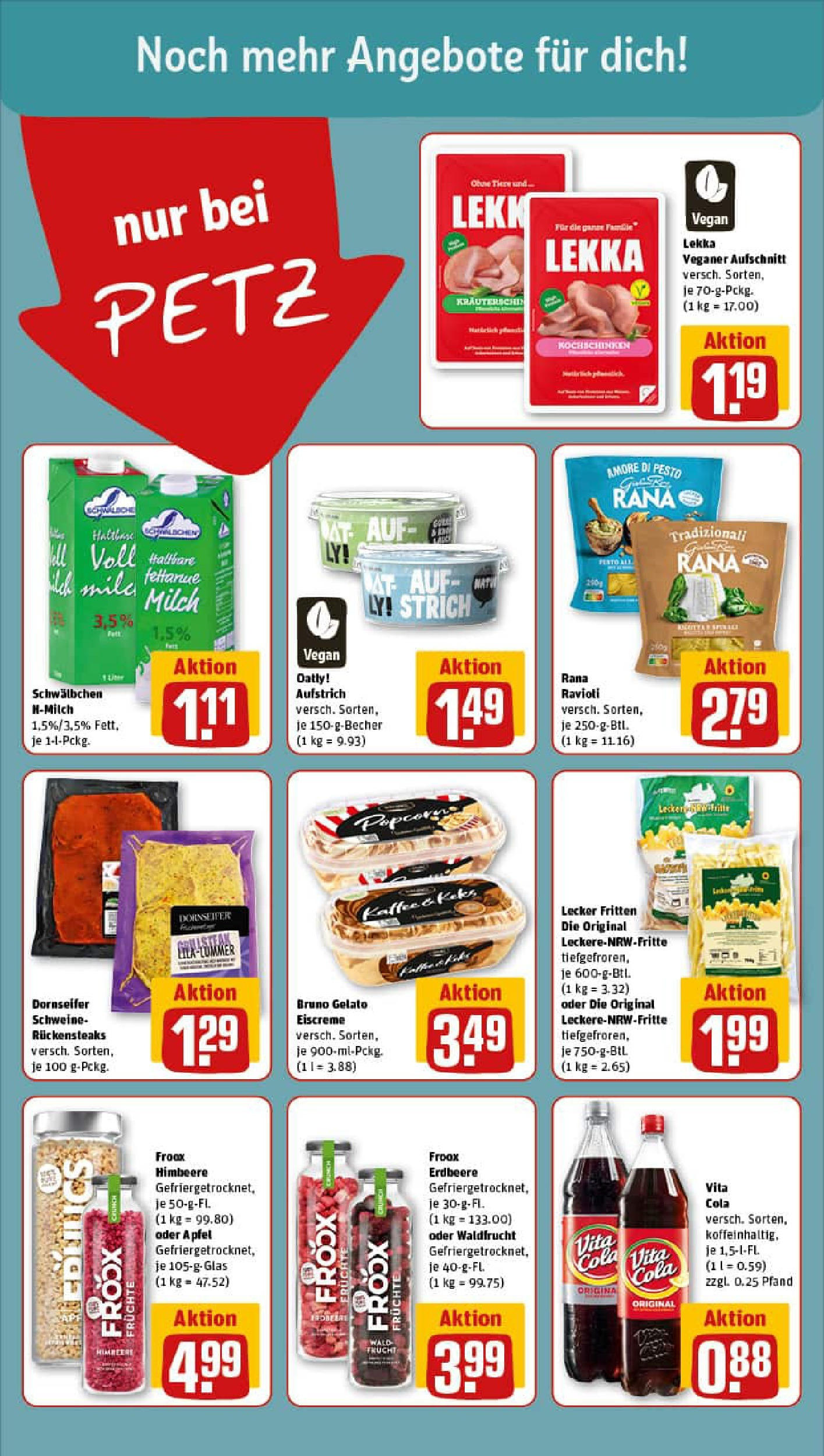 REWE Prospekt ab 27.07.2025 zum Blättern » Angebote | Seite: 18 | Produkte: Cola, Milch, Kaffee, Äpfel REWE Prospekt ab 27.07.2025 zum Blättern » Angebote | Seite: 18 | Produkte: Cola, Milch, Kaffee, Äpfel