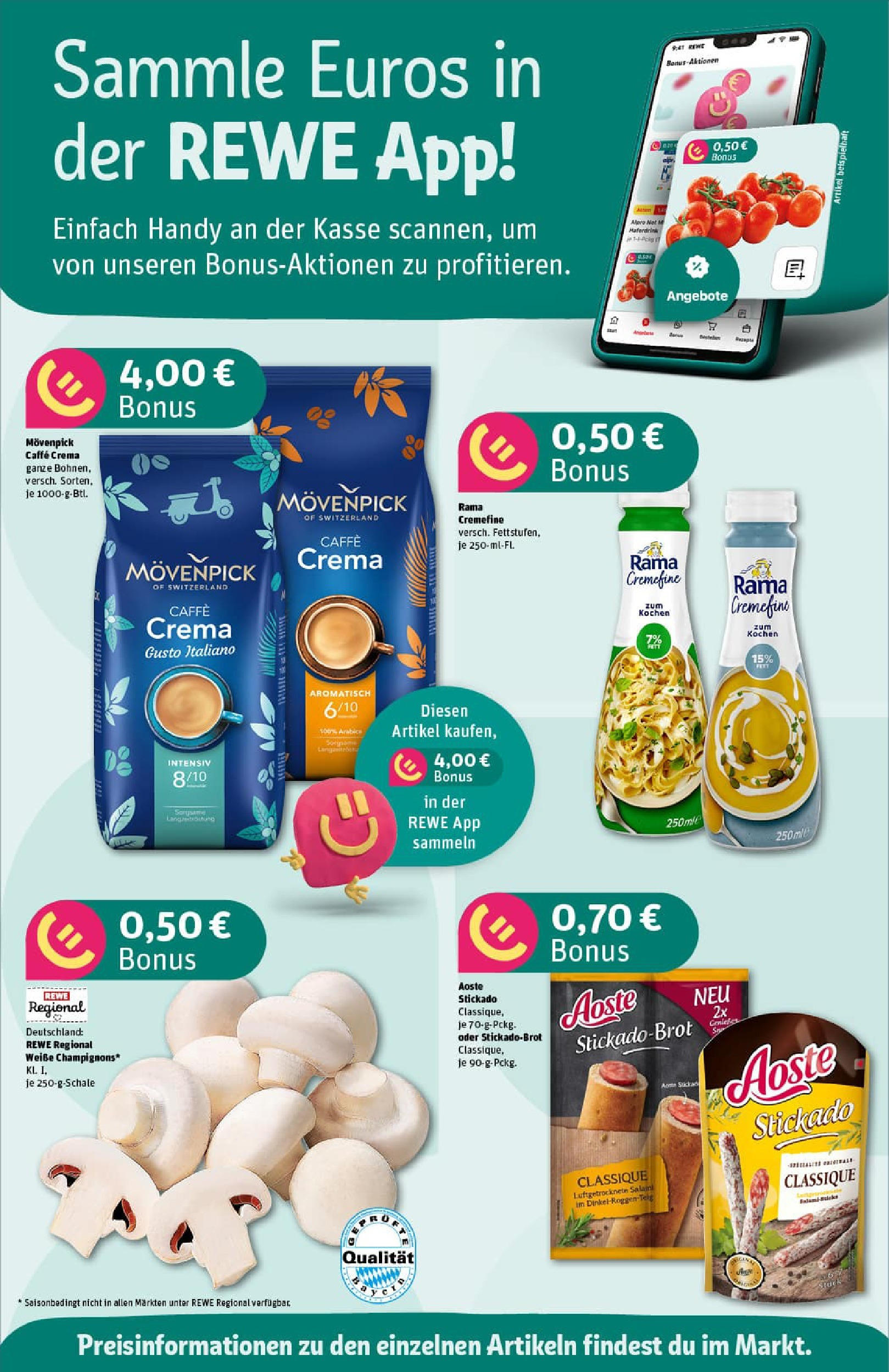 REWE Prospekt ab 27.07.2025 zum Blättern » Angebote | Seite: 2 | Produkte: Rama, Rama cremefine, Salami REWE Prospekt ab 27.07.2025 zum Blättern » Angebote | Seite: 2 | Produkte: Rama, Rama cremefine, Salami