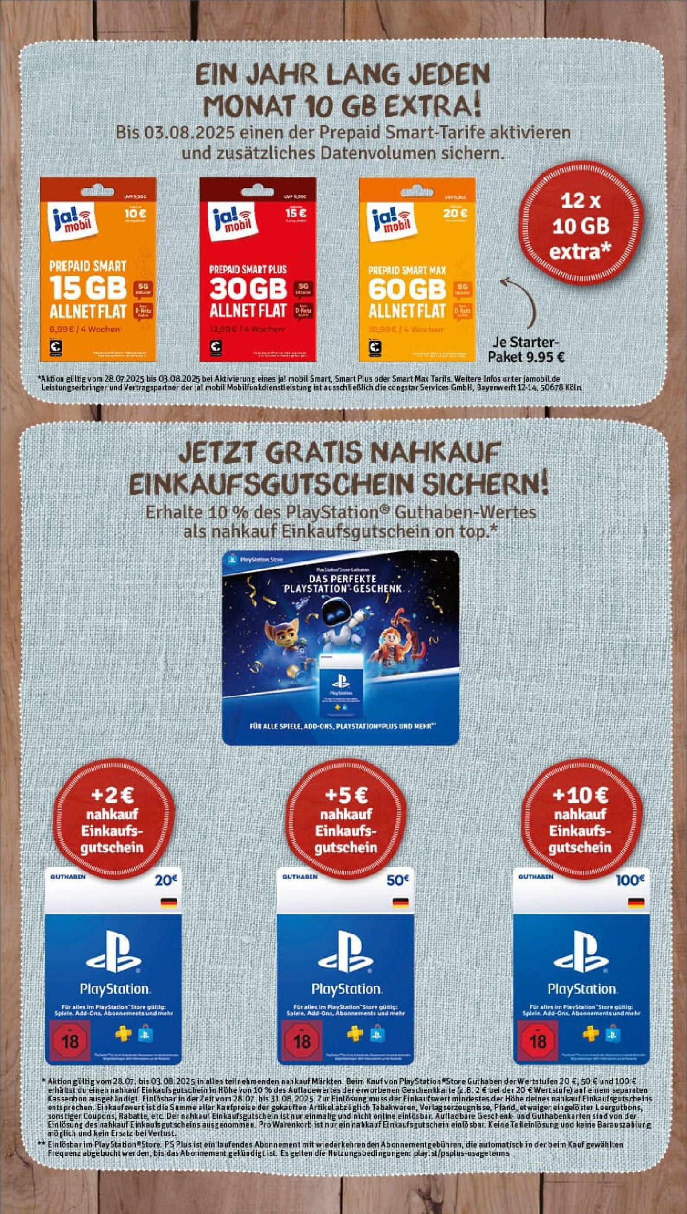 REWE Prospekt ab 27.07.2025 zum Blättern » Angebote | Seite: 10 | Produkte: Playstation