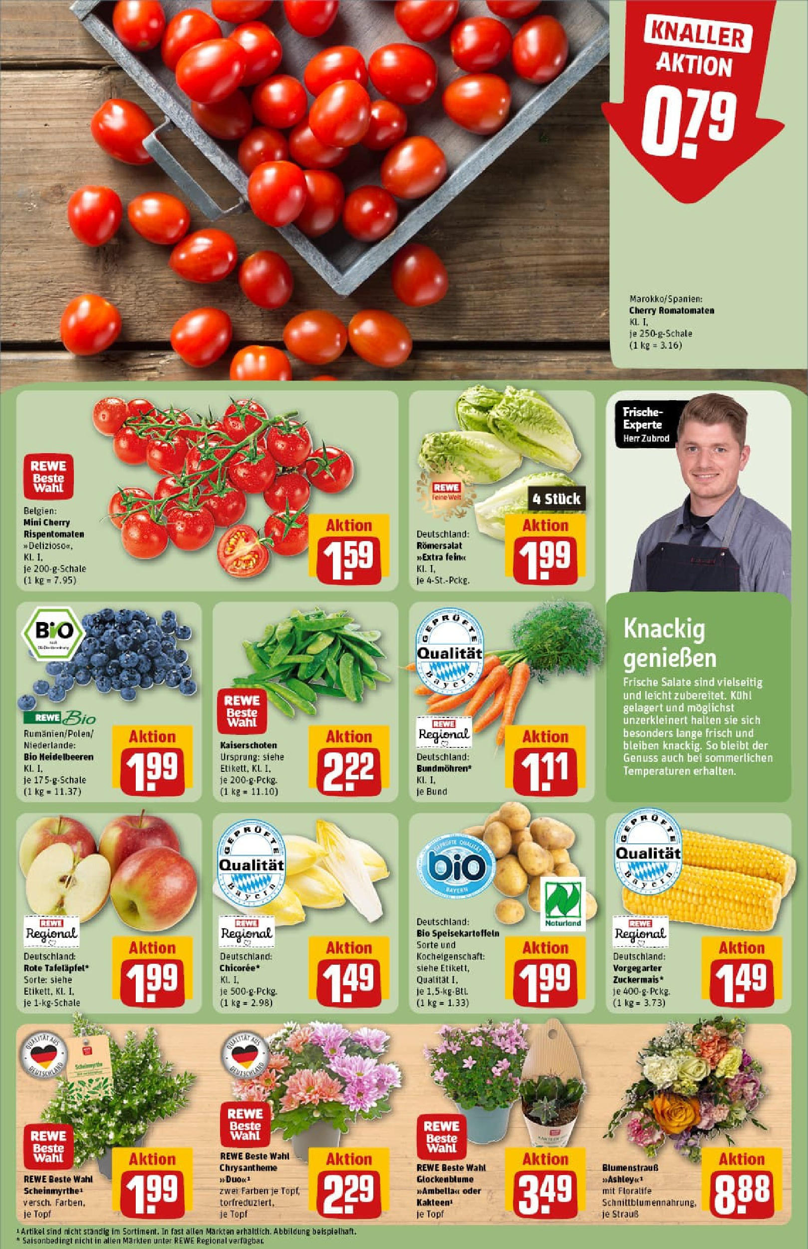 REWE Prospekt ab 27.07.2025 zum Blättern » Angebote | Seite: 9 | Produkte: Heidelbeeren REWE Prospekt ab 27.07.2025 zum Blättern » Angebote | Seite: 9 | Produkte: Heidelbeeren