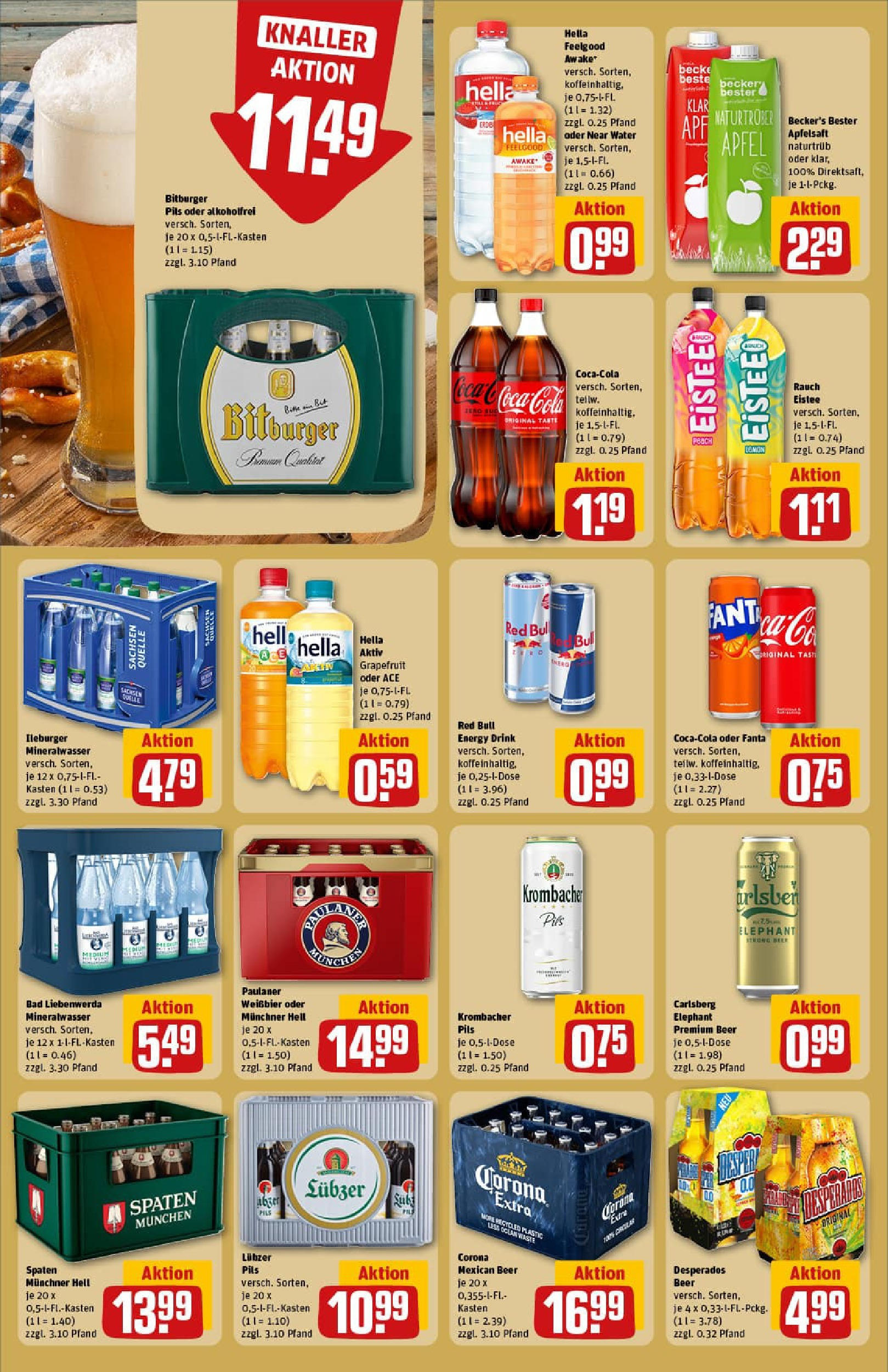 REWE Prospekt ab 27.07.2025 zum Blättern » Angebote | Seite: 20 | Produkte: Weißbier, Grapefruit, Krombacher, Paulaner REWE Prospekt ab 27.07.2025 zum Blättern » Angebote | Seite: 20 | Produkte: Weißbier, Grapefruit, Krombacher, Paulaner