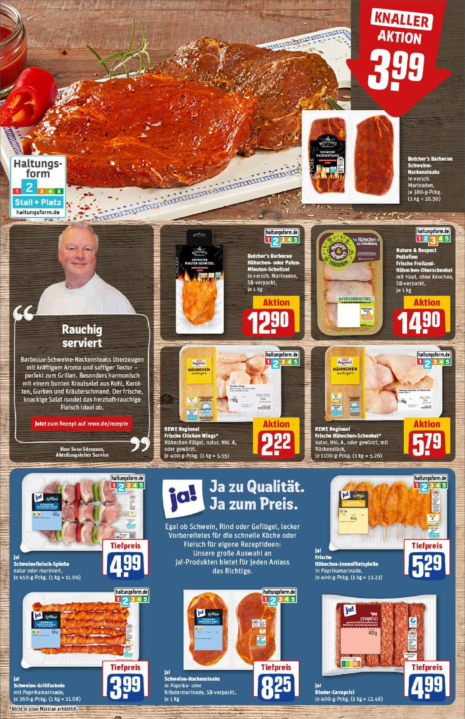 REWE Prospekt ab 27.07.2025 zum Blättern » Angebote | Seite: 10 | Produkte: Schnitzel, Paprika, Gurken, Salat REWE Prospekt ab 27.07.2025 zum Blättern » Angebote | Seite: 10 | Produkte: Schnitzel, Paprika, Gurken, Salat