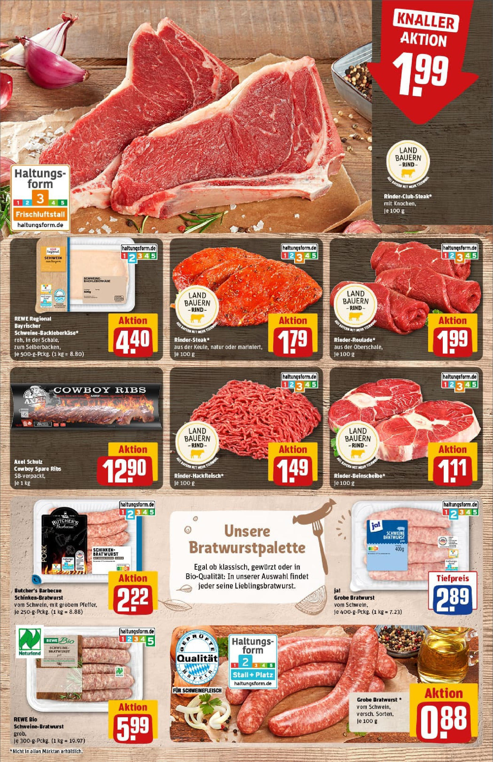 REWE Prospekt ab 27.07.2025 zum Blättern » Angebote | Seite: 11 | Produkte: Bratwurst, Schinken, Schweinefleisch, Steak REWE Prospekt ab 27.07.2025 zum Blättern » Angebote | Seite: 11 | Produkte: Bratwurst, Schinken, Schweinefleisch, Steak