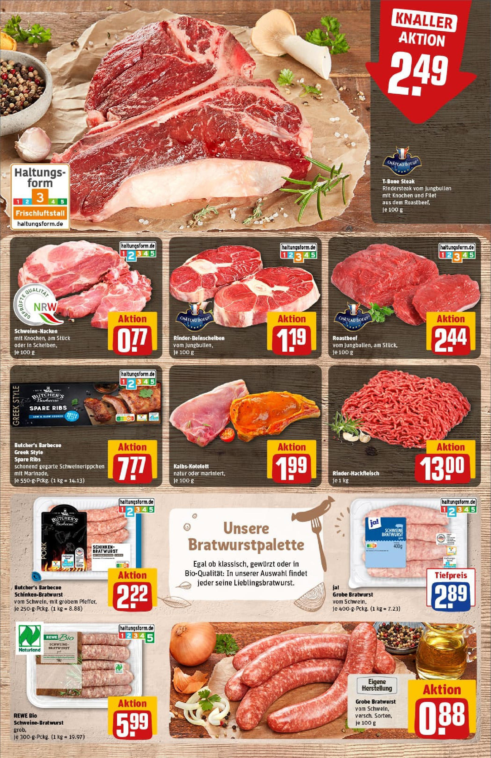 REWE Prospekt ab 27.07.2025 zum Blättern » Angebote | Seite: 11 | Produkte: Bratwurst, Spare ribs, Schweinenacken, Roastbeef REWE Prospekt ab 27.07.2025 zum Blättern » Angebote | Seite: 11 | Produkte: Bratwurst, Spare ribs, Schweinenacken, Roastbeef