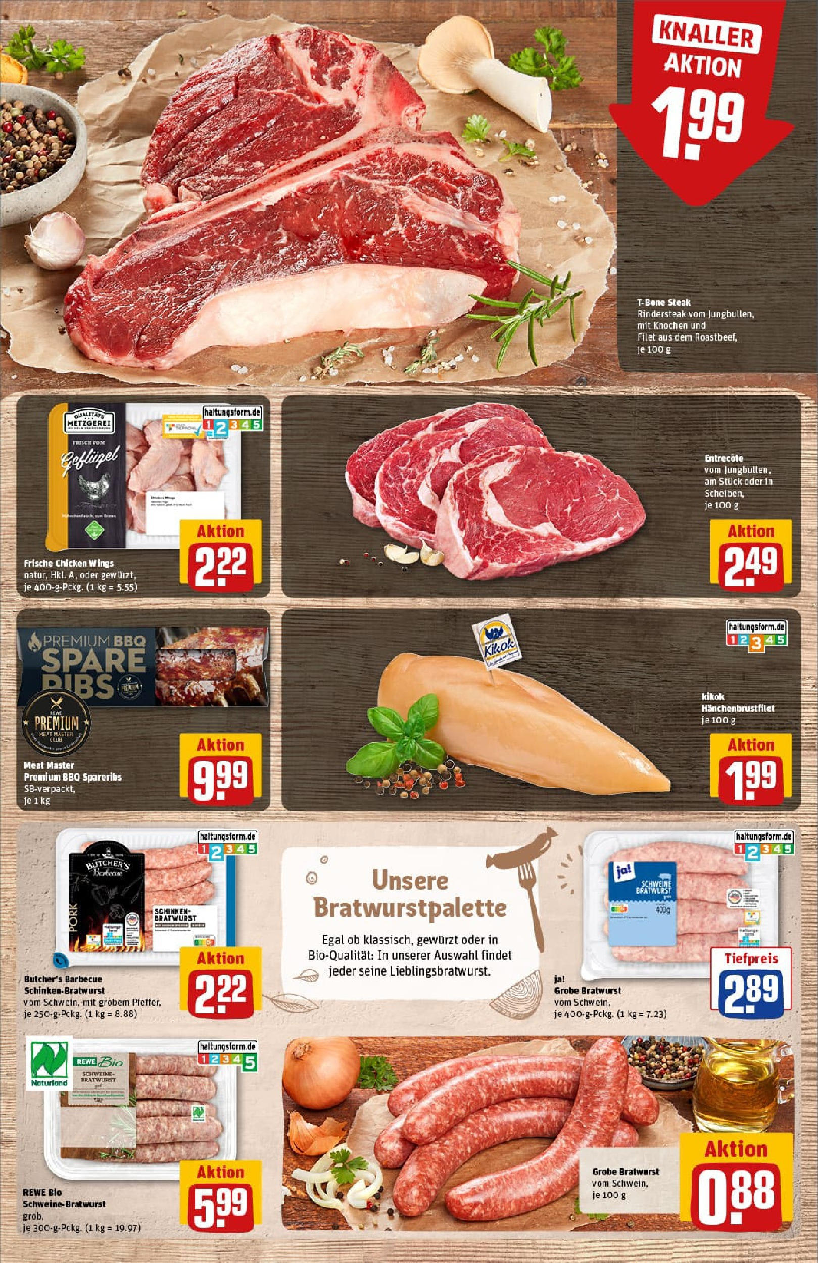 REWE Prospekt ab 27.07.2025 zum Blättern » Angebote | Seite: 11 | Produkte: Bratwurst, Entrecote, Schinken, Steak REWE Prospekt ab 27.07.2025 zum Blättern » Angebote | Seite: 11 | Produkte: Bratwurst, Entrecote, Schinken, Steak