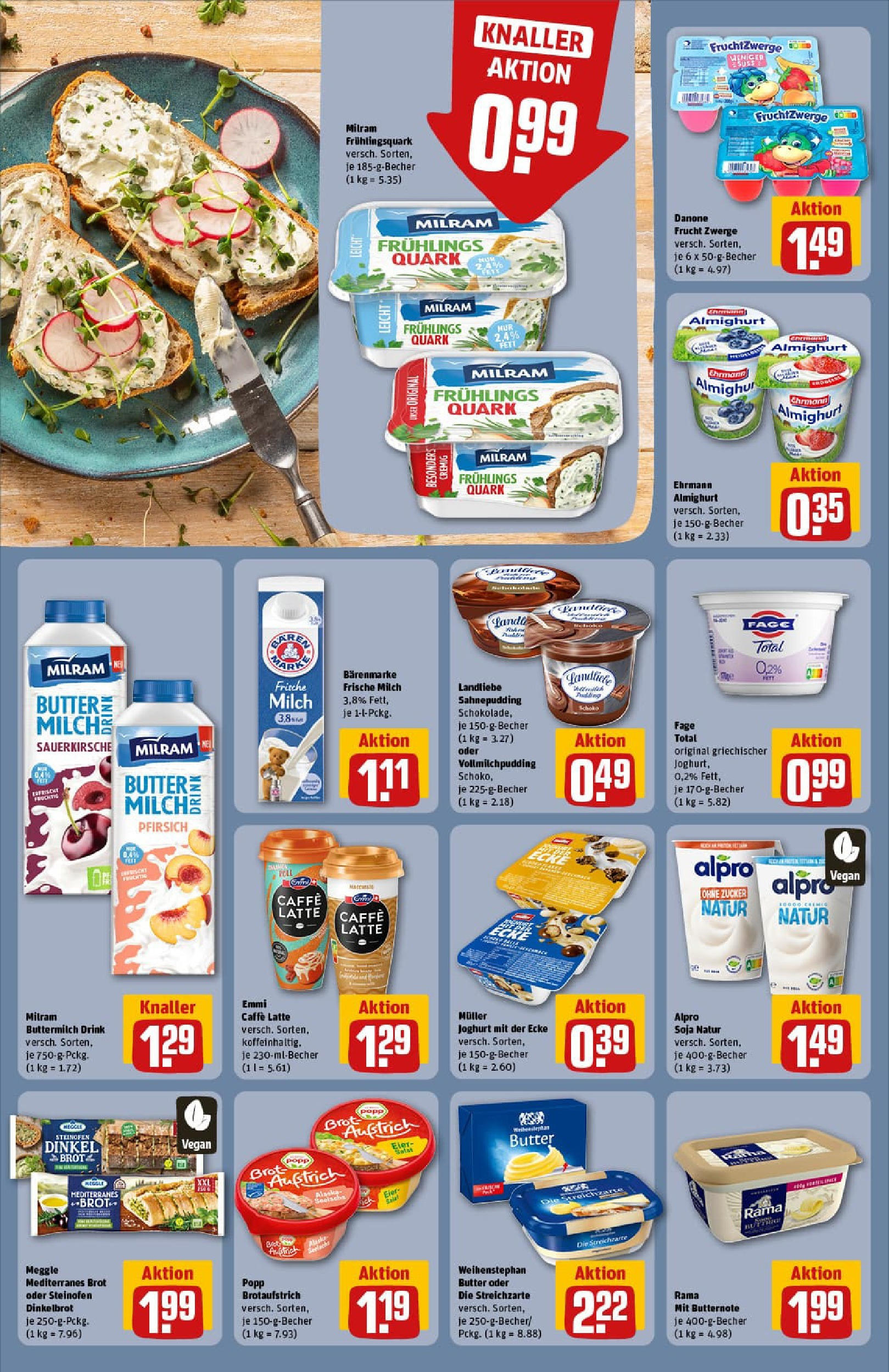 REWE Prospekt ab 27.07.2025 zum Blättern » Angebote | Seite: 18 | Produkte: Butter, Landliebe butter, Zucker, Brot REWE Prospekt ab 27.07.2025 zum Blättern » Angebote | Seite: 18 | Produkte: Butter, Landliebe butter, Zucker, Brot