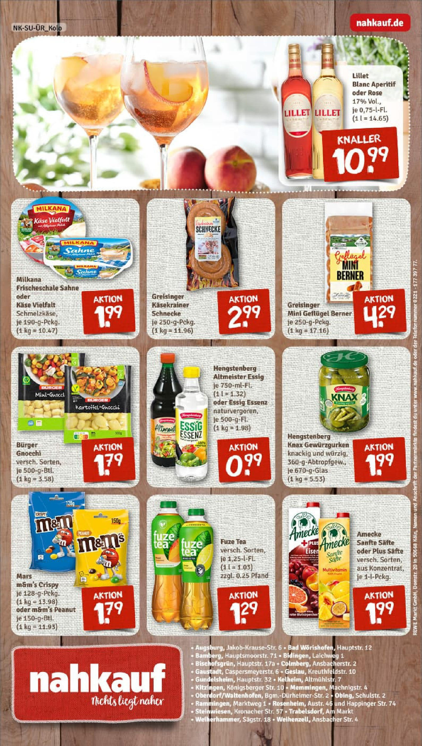 REWE Prospekt ab 27.07.2025 zum Blättern » Angebote | Seite: 12 | Produkte: Käse, Lillet, Sahne, Telefon REWE Prospekt ab 27.07.2025 zum Blättern » Angebote | Seite: 12 | Produkte: Käse, Lillet, Sahne, Telefon