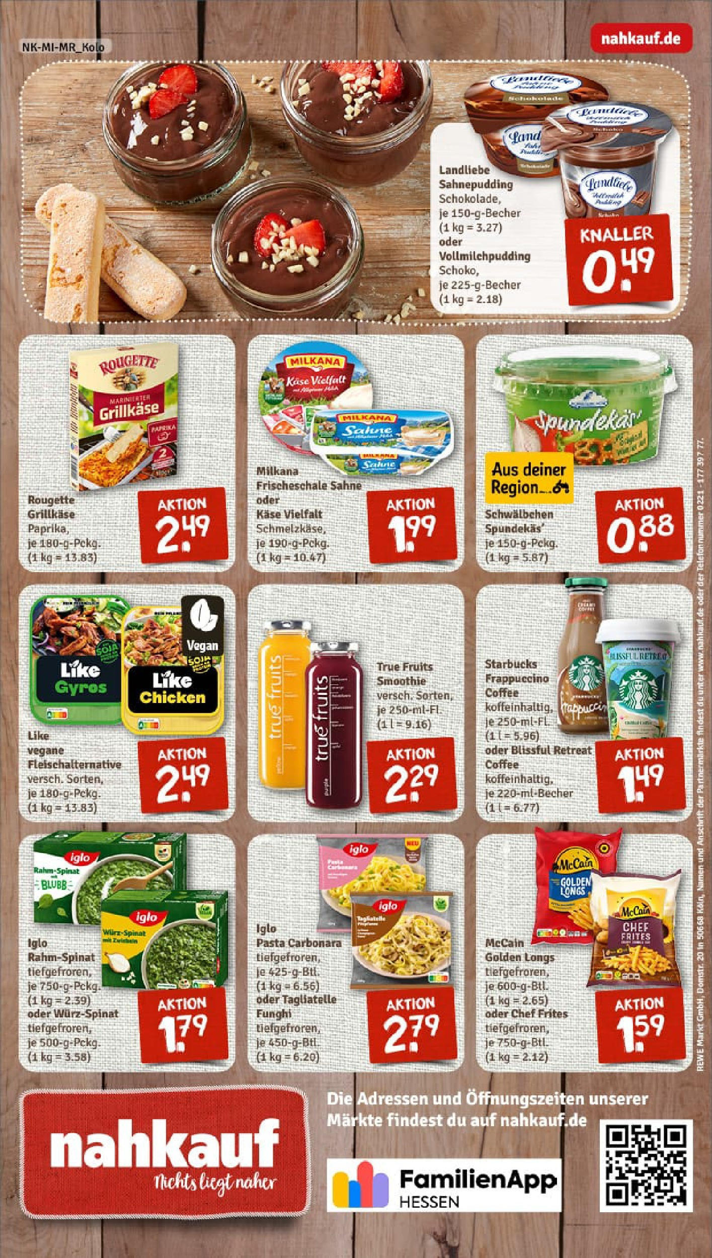 REWE Prospekt ab 27.07.2025 zum Blättern » Angebote | Seite: 12 | Produkte: Schokolade, Milkana, Starbucks, McCain