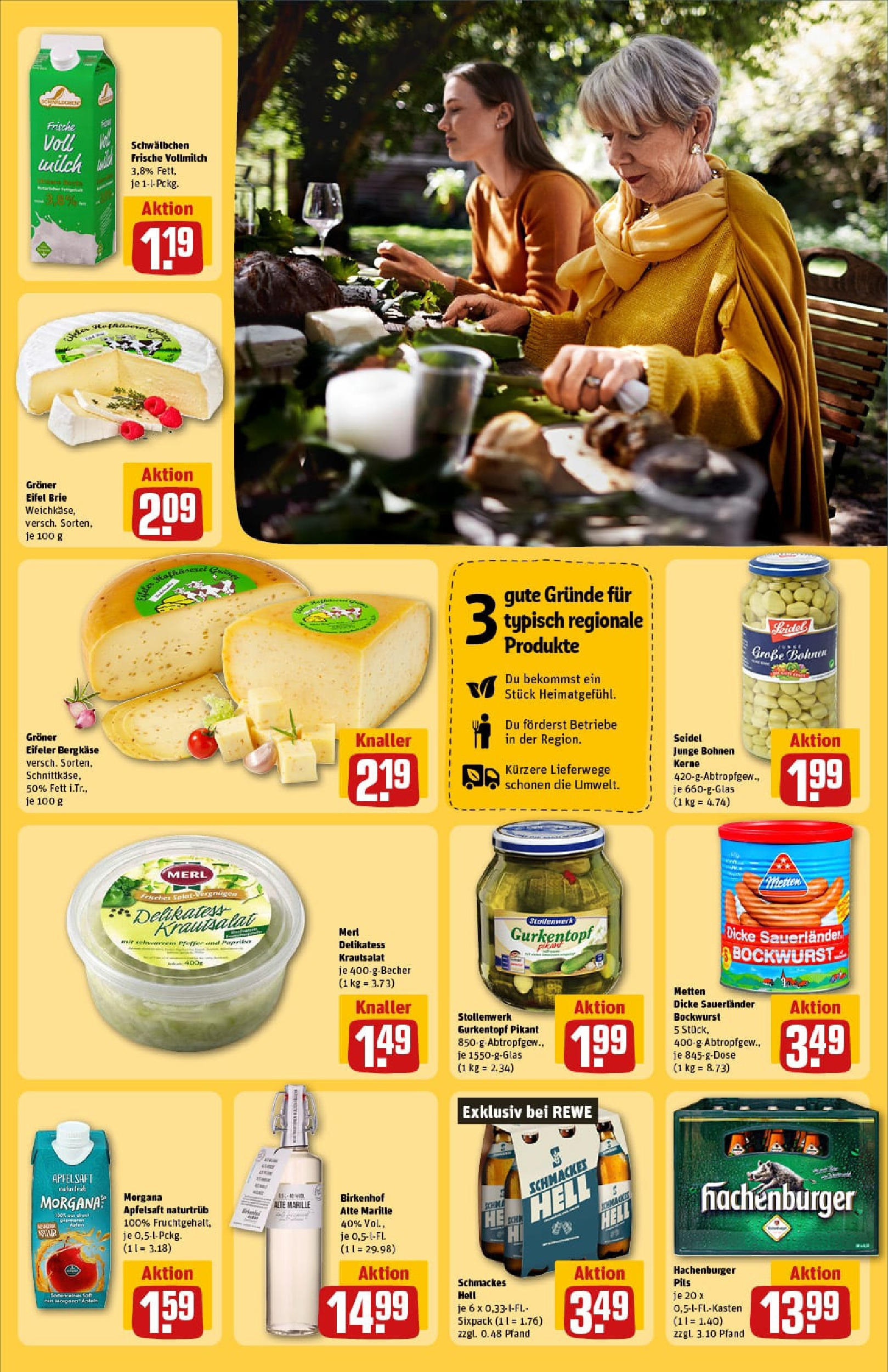REWE Prospekt ab 27.07.2025 zum Blättern » Angebote | Seite: 29 | Produkte: Bockwurst, Apfelsaft, Paprika, Pfeffer REWE Prospekt ab 27.07.2025 zum Blättern » Angebote | Seite: 29 | Produkte: Bockwurst, Apfelsaft, Paprika, Pfeffer