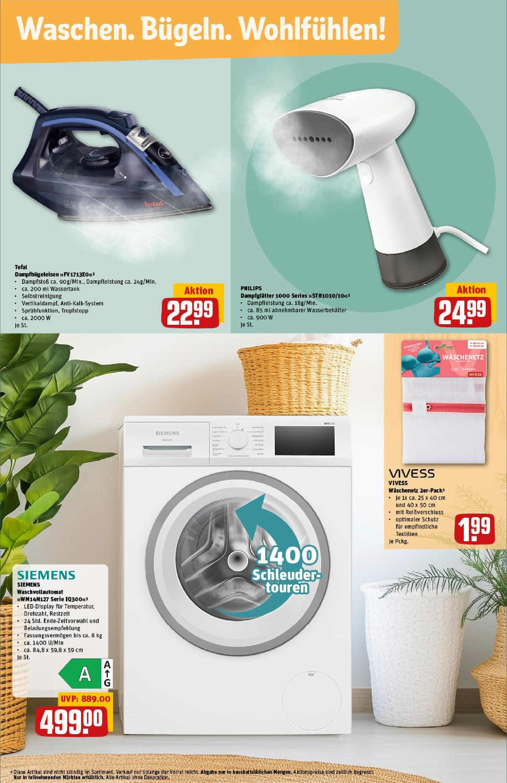 REWE Prospekt ab 27.07.2025 zum Blättern » Angebote | Seite: 36 | Produkte: Philips, Siemens