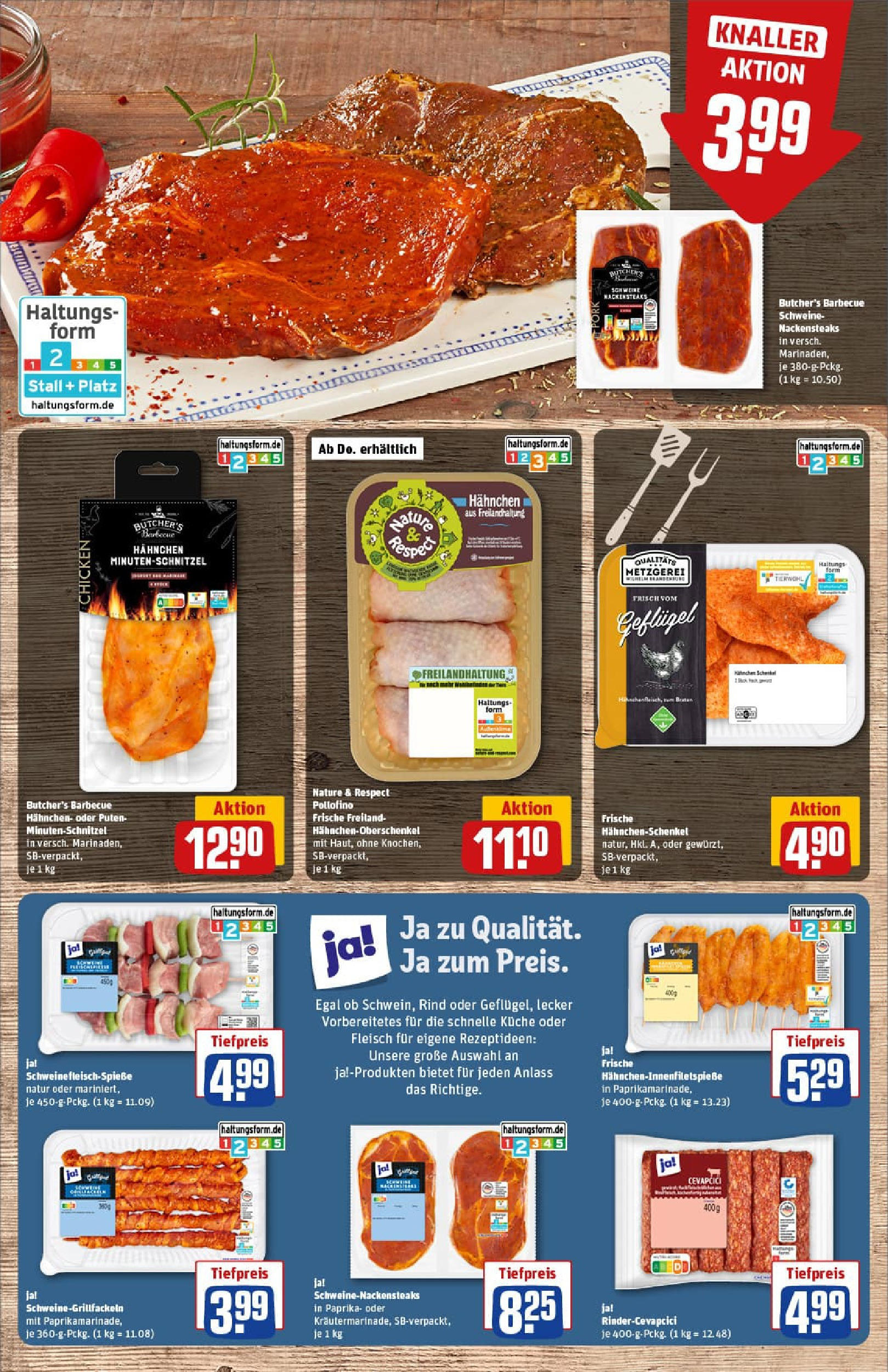 REWE Prospekt ab 27.07.2025 zum Blättern » Angebote | Seite: 12 | Produkte: Nackensteaks, Hahnchen, Küche, Paprika REWE Prospekt ab 27.07.2025 zum Blättern » Angebote | Seite: 12 | Produkte: Nackensteaks, Hahnchen, Küche, Paprika