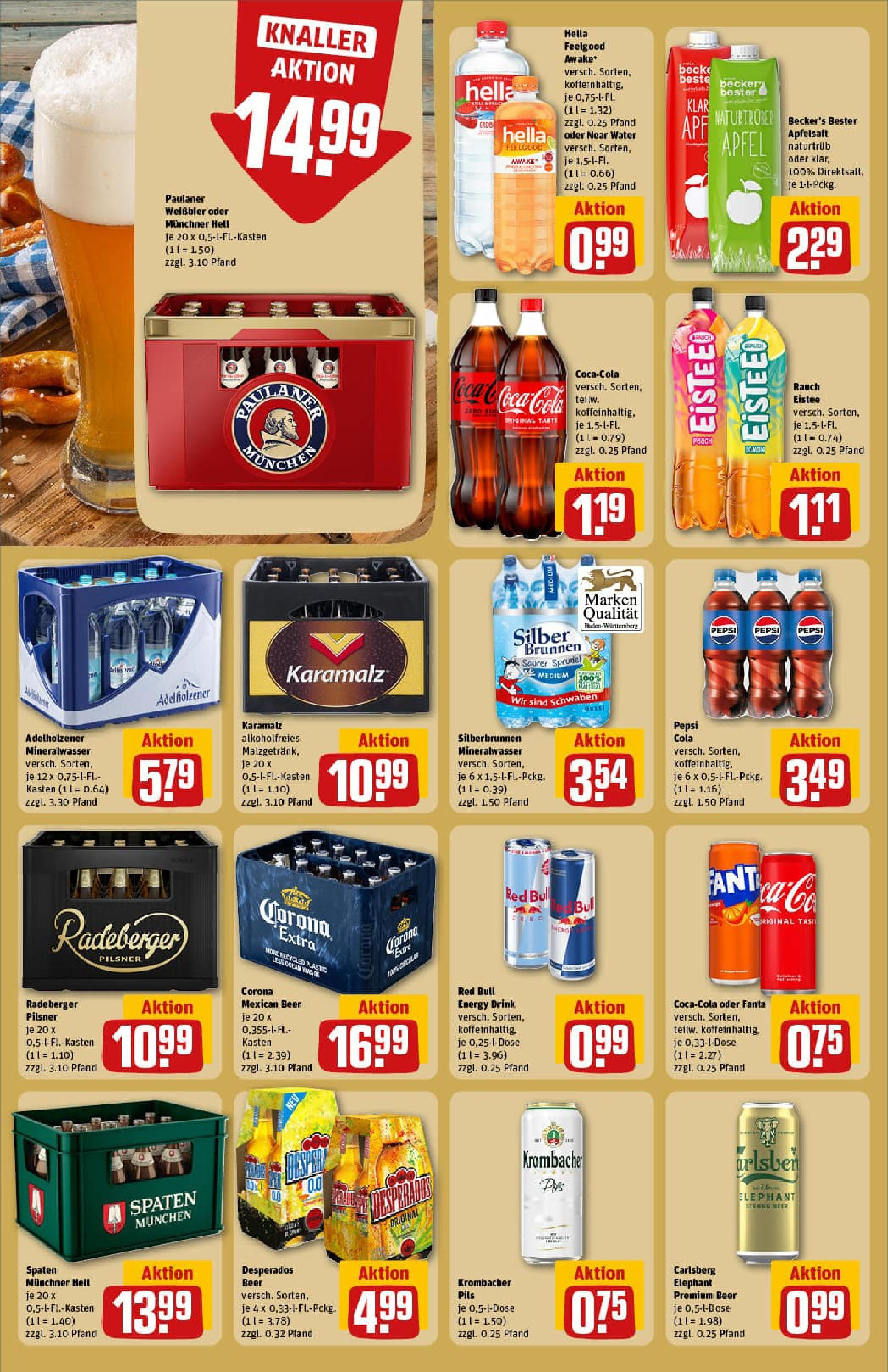 REWE Prospekt ab 27.07.2025 zum Blättern » Angebote | Seite: 22 | Produkte: Fanta, Äpfel, Hella, Desperados REWE Prospekt ab 27.07.2025 zum Blättern » Angebote | Seite: 22 | Produkte: Fanta, Äpfel, Hella, Desperados