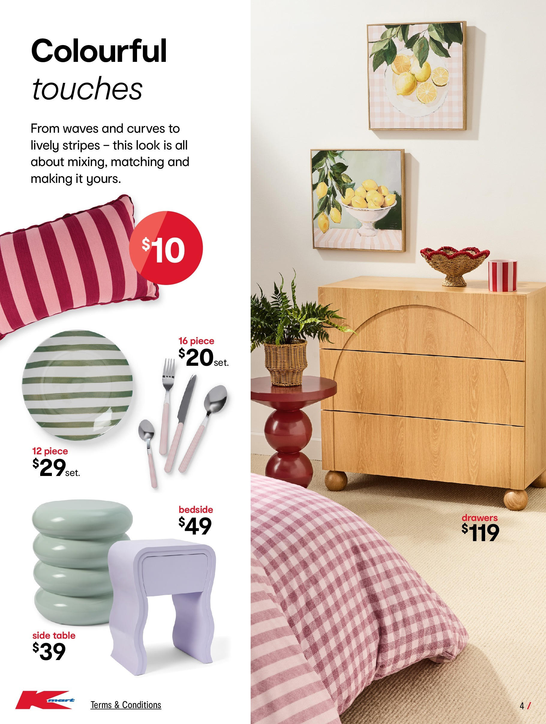 ﻿﻿Kmart catalogue valid from 23/07/2025 > Online Australia | Page: 4 | Products: Table