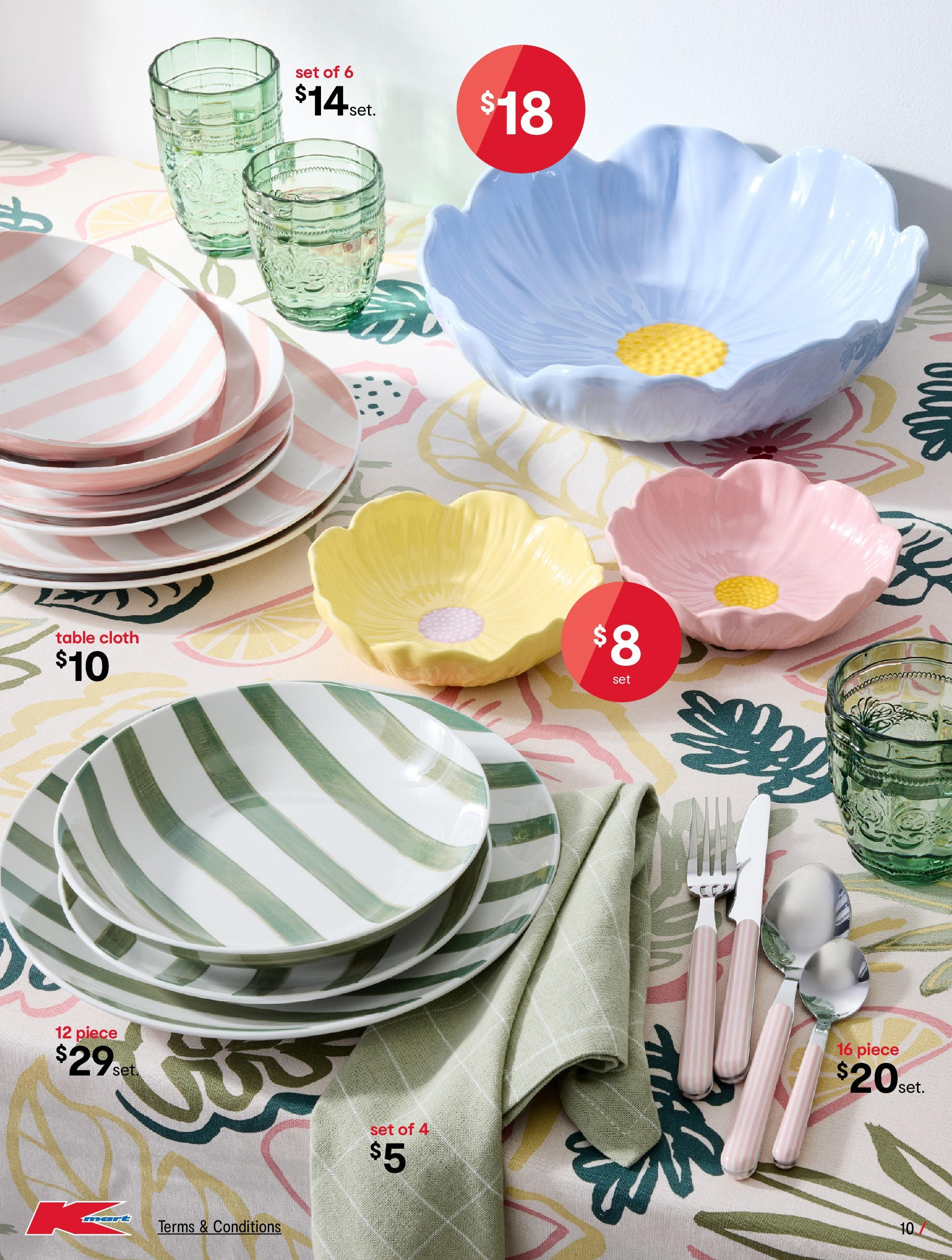 ﻿﻿Kmart catalogue valid from 23/07/2025 > Online Australia | Page: 10 | Products: Cloth, Table