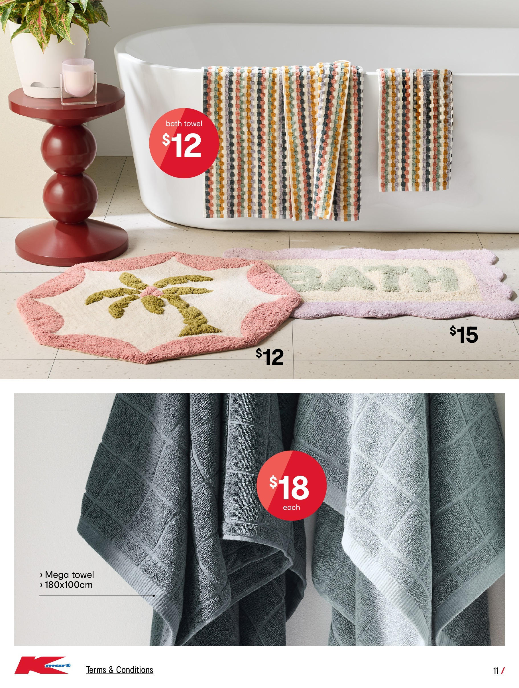 ﻿﻿Kmart catalogue valid from 23/07/2025 > Online Australia | Page: 11 | Products: Bath
