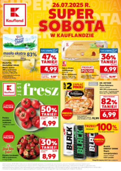 Pogląd gazetki "Kaufland Super Sobota ważne do 26.07" ze sklepu Kaufland ważnej od 25.07.2025