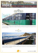 Trenes Turísticos de Lujo