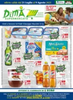 Supermercato Dima Offerte valide dal 21 Luglio al 9 Agosto 2025 - al 09.08.2025