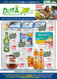 Offerte valide dal 21 Luglio al 9 Agosto 2025