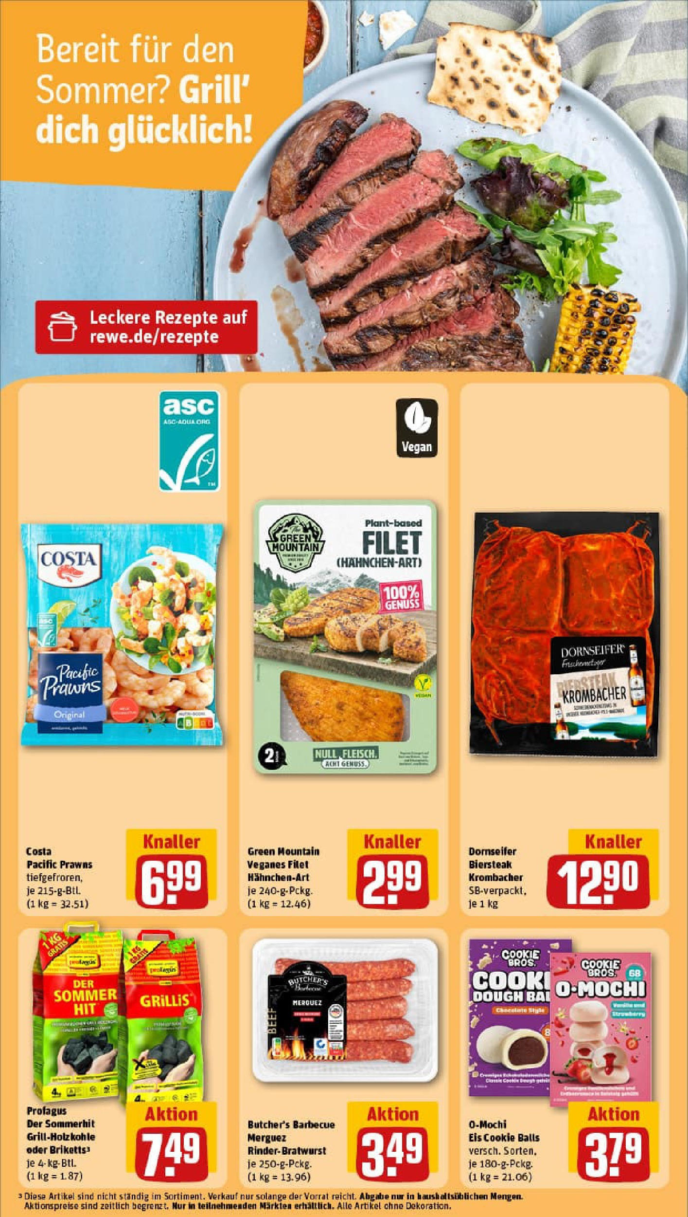 REWE Prospekt ab 27.07.2025 zum Blättern » Angebote | Seite: 18 | Produkte: Krombacher, Steak, Eis REWE Prospekt ab 27.07.2025 zum Blättern » Angebote | Seite: 18 | Produkte: Krombacher, Steak, Eis