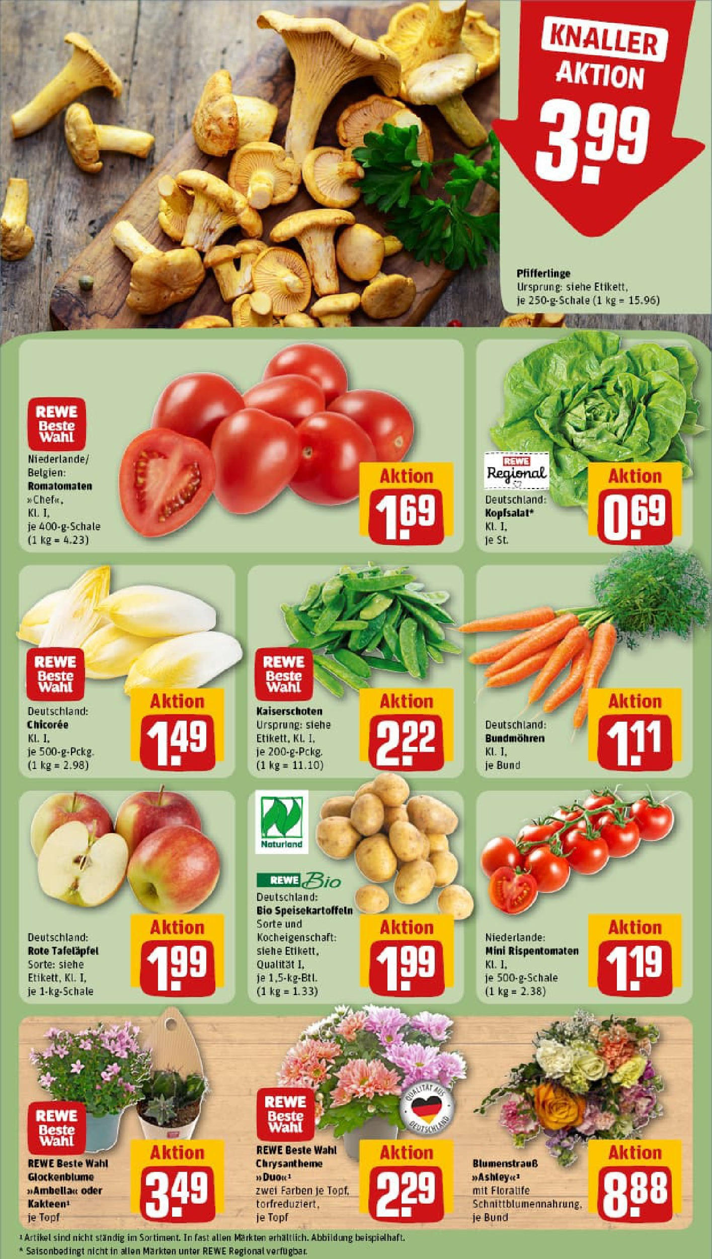 REWE Prospekt ab 27.07.2025 zum Blättern » Angebote | Seite: 11 | Produkte: Pfifferlinge REWE Prospekt ab 27.07.2025 zum Blättern » Angebote | Seite: 11 | Produkte: Pfifferlinge