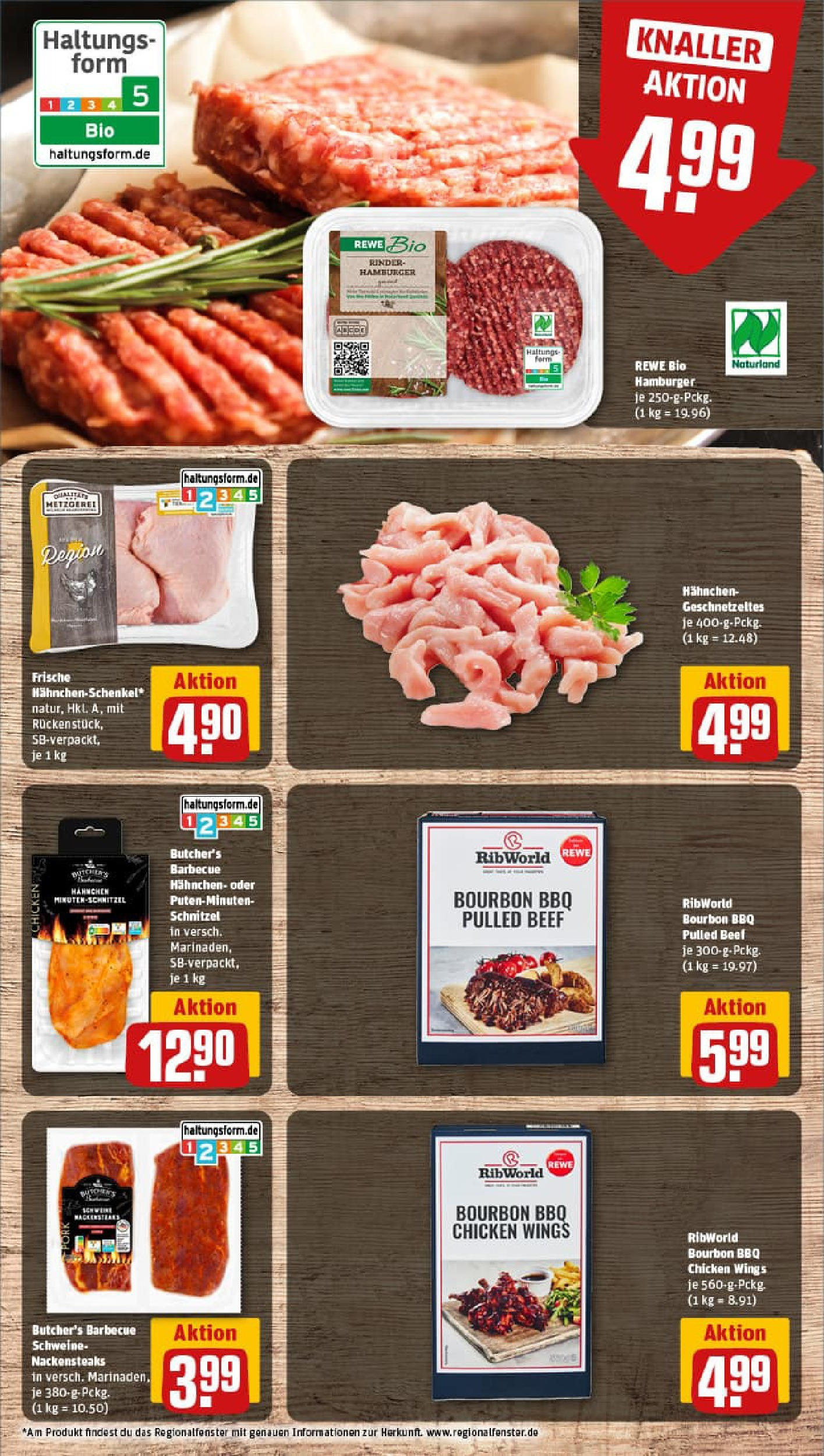 REWE Prospekt ab 27.07.2025 zum Blättern » Angebote | Seite: 12 | Produkte: Hahnchen, Schnitzel, Steak, Bourbon REWE Prospekt ab 27.07.2025 zum Blättern » Angebote | Seite: 12 | Produkte: Hahnchen, Schnitzel, Steak, Bourbon