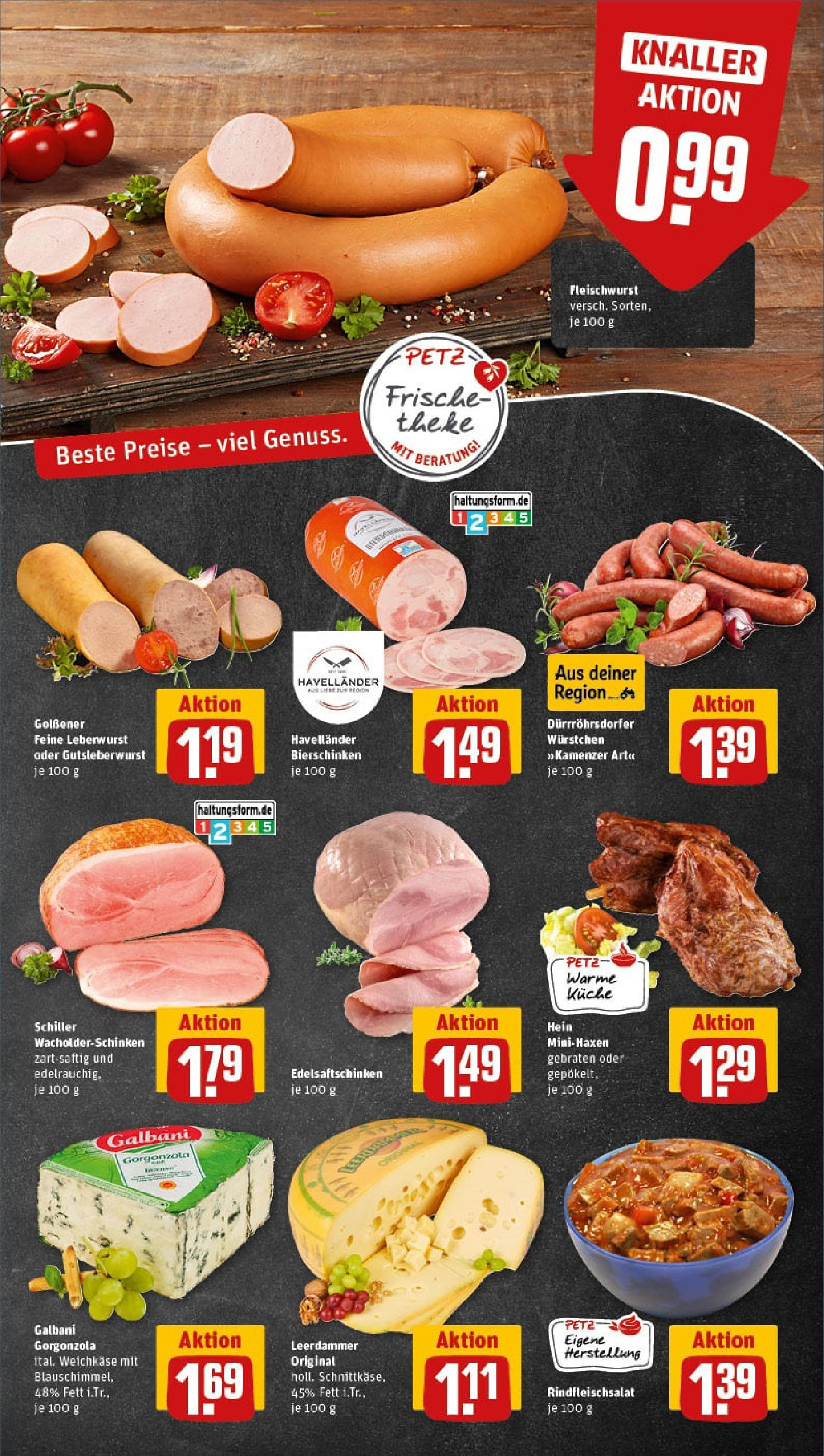 REWE Prospekt ab 27.07.2025 zum Blättern » Angebote | Seite: 13 | Produkte: Theke, Küche, Leerdammer REWE Prospekt ab 27.07.2025 zum Blättern » Angebote | Seite: 13 | Produkte: Theke, Küche, Leerdammer