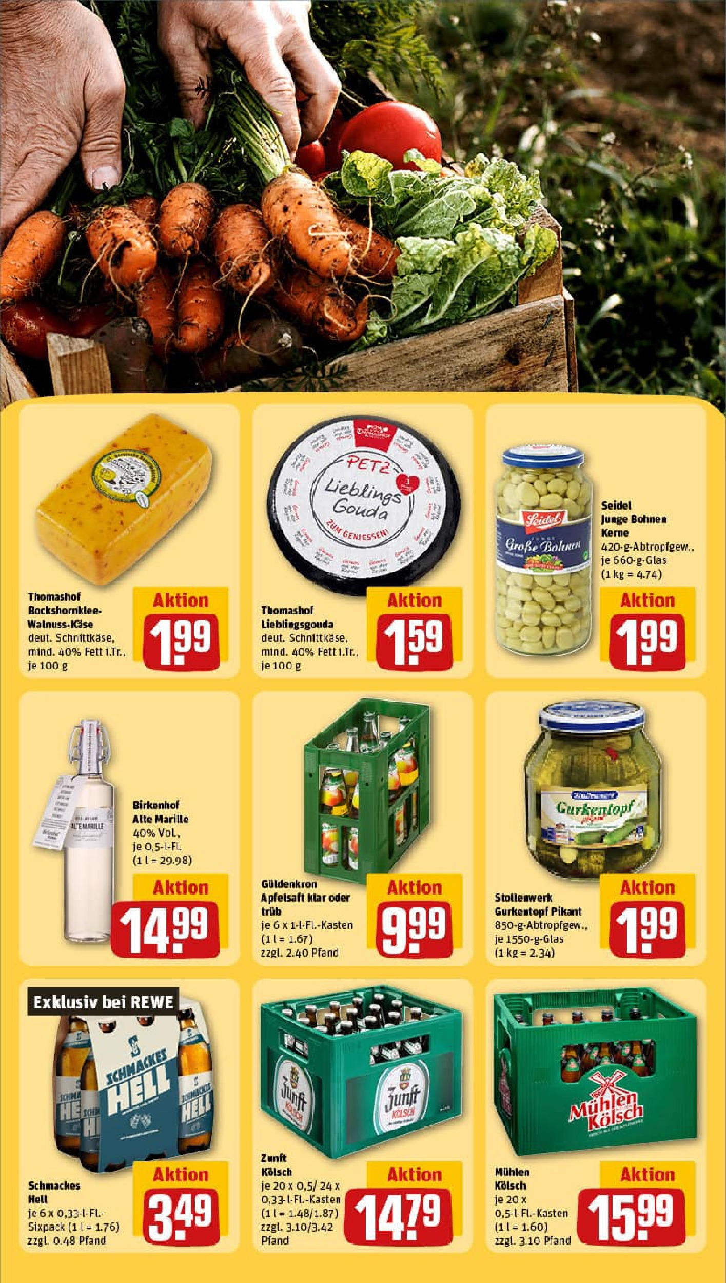 REWE Prospekt ab 27.07.2025 zum Blättern » Angebote | Seite: 29 | Produkte: Gouda, Apfelsaft, Apple REWE Prospekt ab 27.07.2025 zum Blättern » Angebote | Seite: 29 | Produkte: Gouda, Apfelsaft, Apple