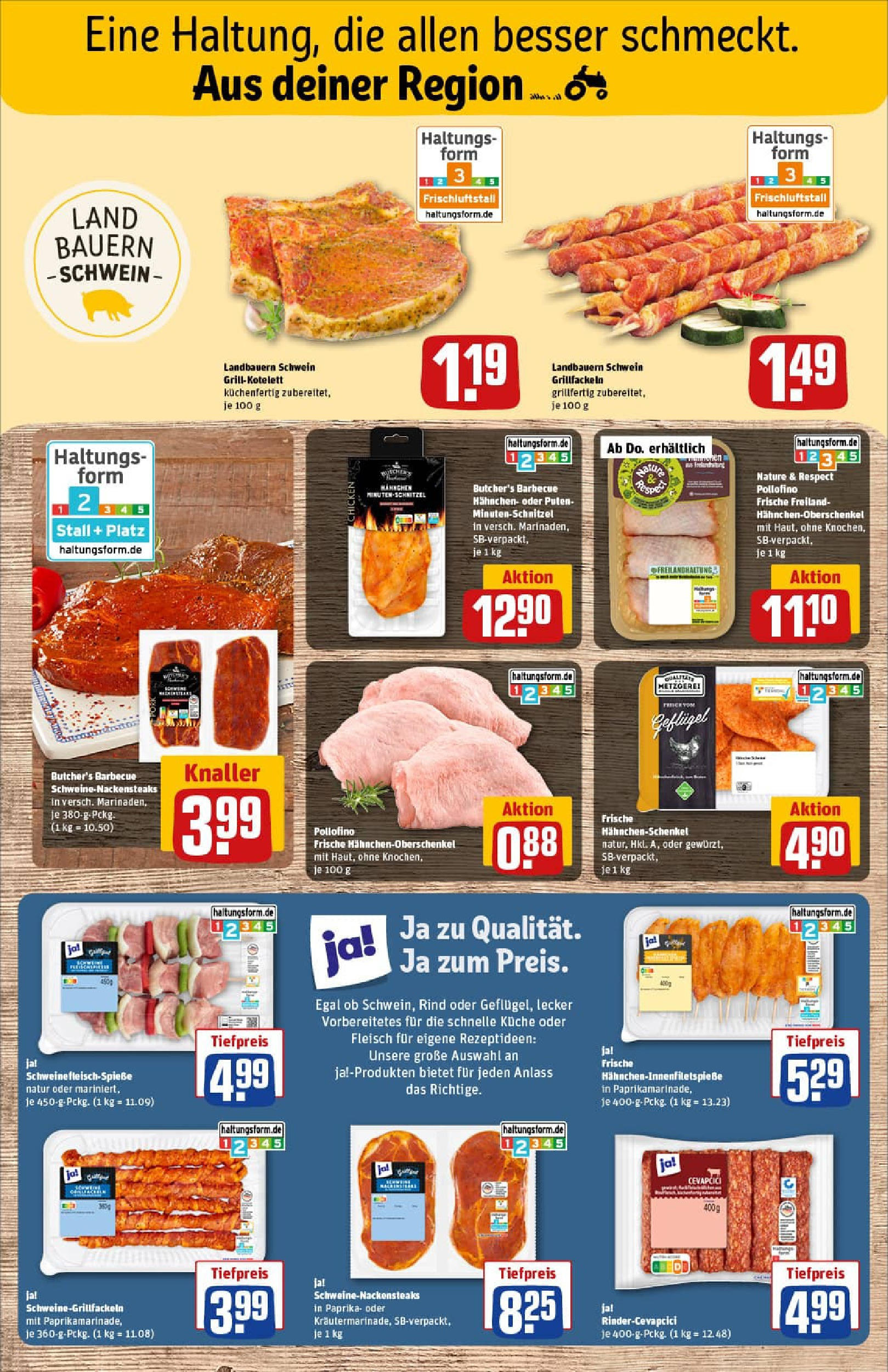 REWE Prospekt ab 27.07.2025 zum Blättern » Angebote | Seite: 12 | Produkte: Hahnchen, Hahnchenschenkel, Paprika, Fleisch REWE Prospekt ab 27.07.2025 zum Blättern » Angebote | Seite: 12 | Produkte: Hahnchen, Hahnchenschenkel, Paprika, Fleisch