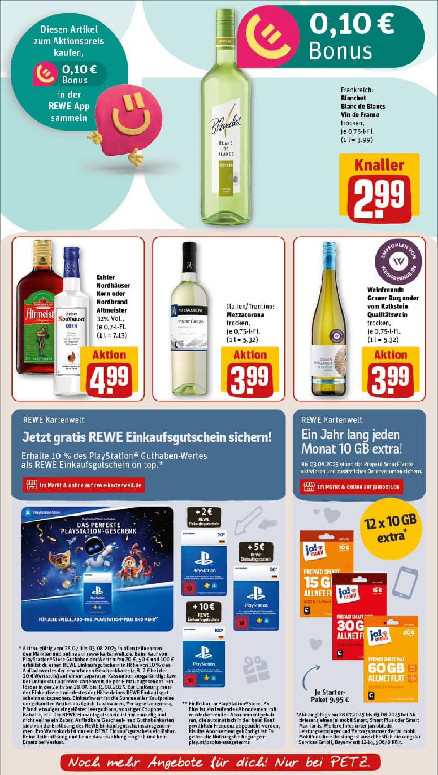 REWE Prospekt ab 27.07.2025 zum Blättern » Angebote | Seite: 21 | Produkte: Top, Playstation REWE Prospekt ab 27.07.2025 zum Blättern » Angebote | Seite: 21 | Produkte: Top, Playstation