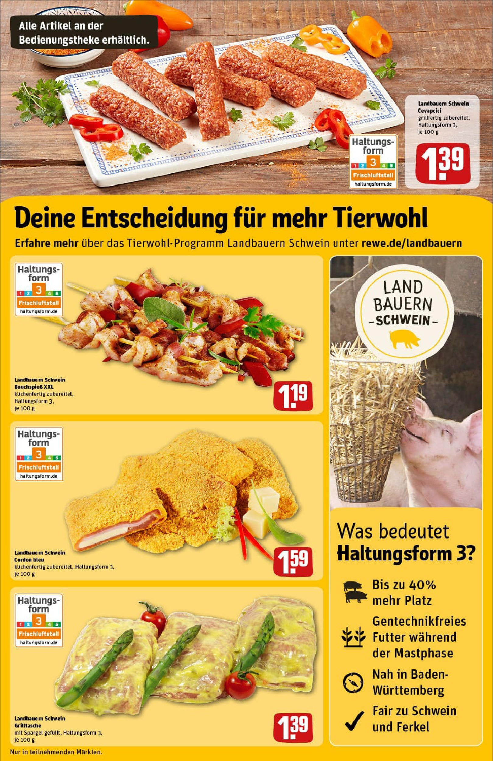 REWE Prospekt ab 27.07.2025 zum Blättern » Angebote | Seite: 15 | Produkte: Cevapcici, Spargel REWE Prospekt ab 27.07.2025 zum Blättern » Angebote | Seite: 15 | Produkte: Cevapcici, Spargel