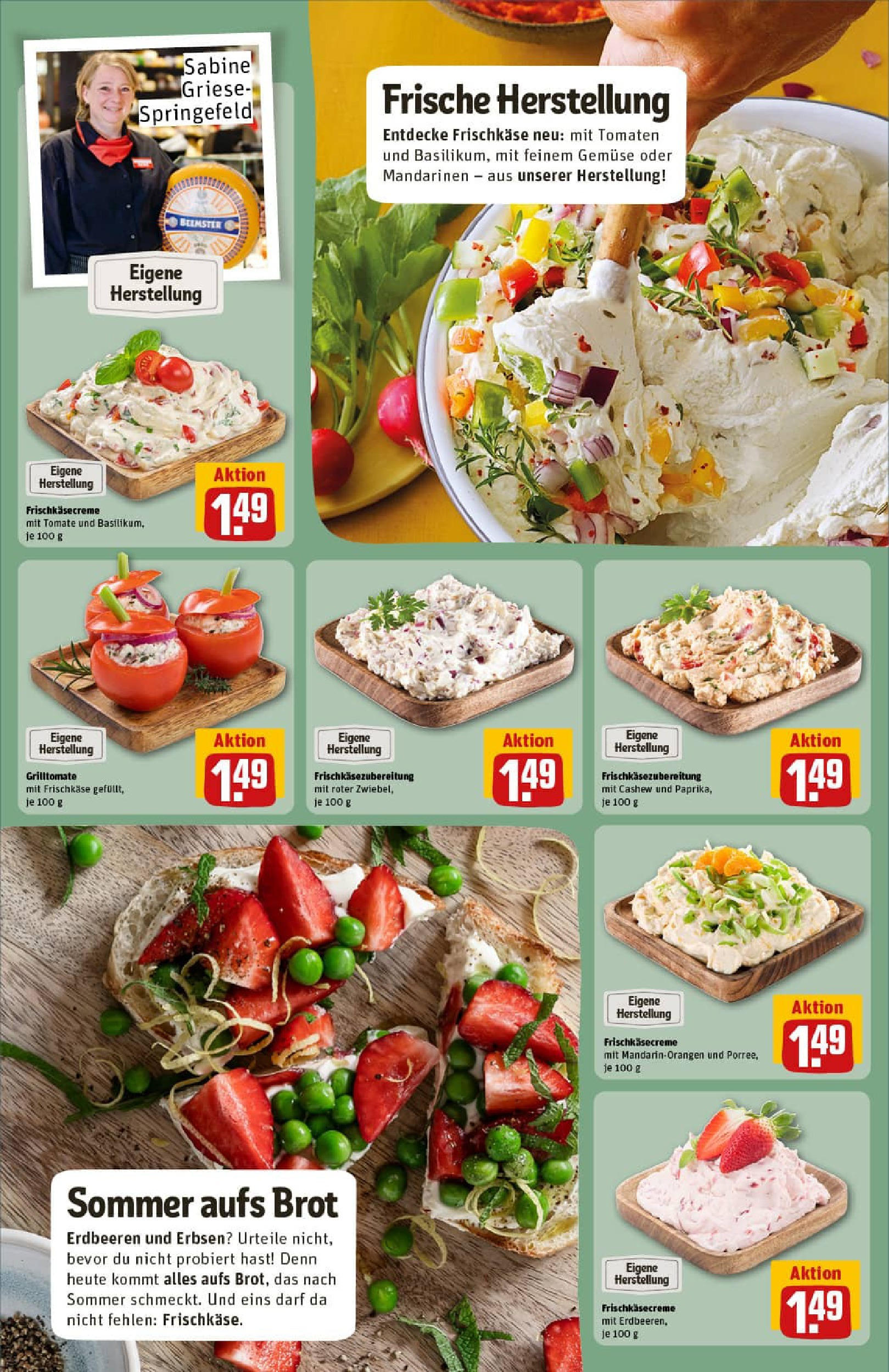 REWE Prospekt ab 27.07.2025 zum Blättern » Angebote | Seite: 15 | Produkte: Mandarinen, Tomaten, Brot, Frischkase