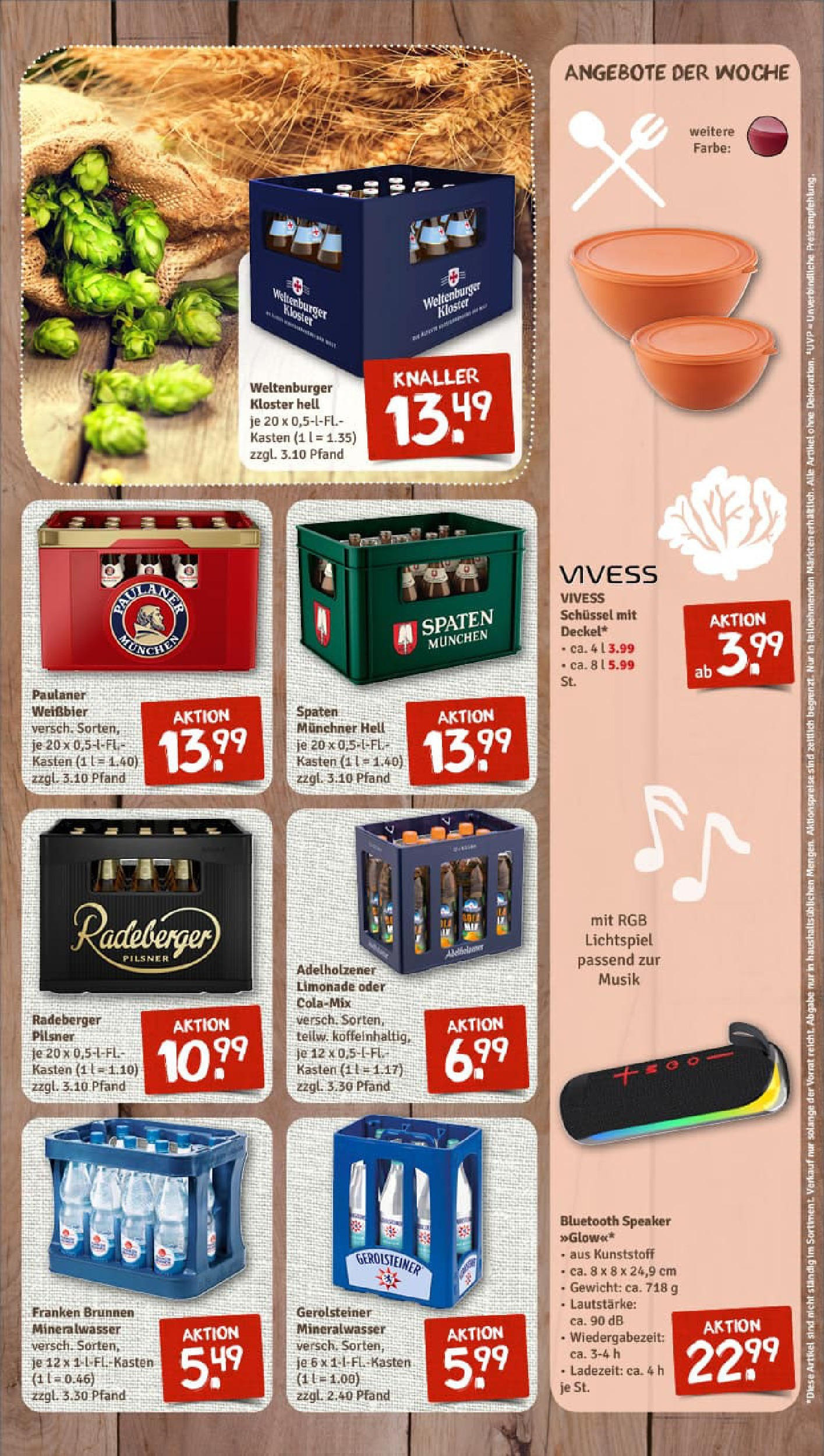 REWE Prospekt ab 27.07.2025 zum Blättern » Angebote | Seite: 11 | Produkte: Gewicht, Weißbier, Adelholzener, Mineralwasser REWE Prospekt ab 27.07.2025 zum Blättern » Angebote | Seite: 11 | Produkte: Gewicht, Weißbier, Adelholzener, Mineralwasser