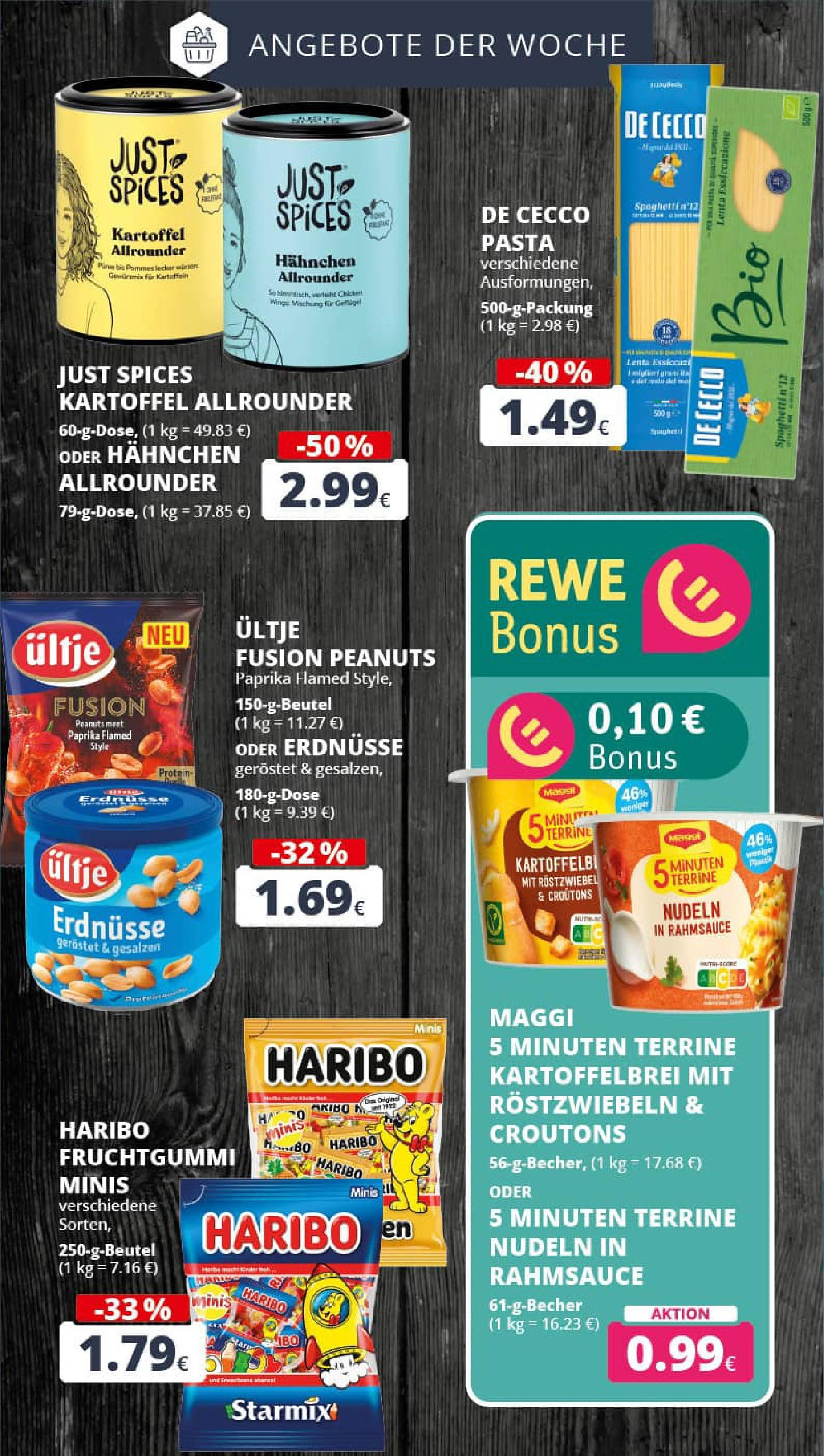 REWE Prospekt ab 27.07.2025 zum Blättern » Angebote | Seite: 4 | Produkte: Haribo, Paprika, Nudeln, Maggi 5 minuten terrine REWE Prospekt ab 27.07.2025 zum Blättern » Angebote | Seite: 4 | Produkte: Haribo, Paprika, Nudeln, Maggi 5 minuten terrine